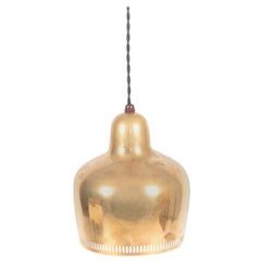 Original Midcentury Bell Pendant by Alvar Aalto, 1950s