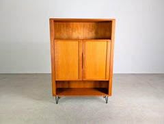 Original Midcentury Bücherregal Teak Schrank dänisch Vintage By Design
