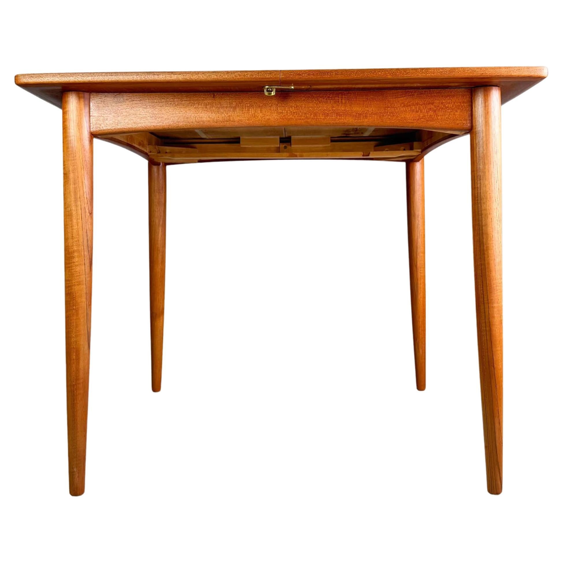Original Midcentury Carlsson & Co Esstisch Teak Vintage ausziehbar