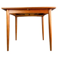 Original Midcentury Carlsson & Co Esstisch Teak Vintage ausziehbar