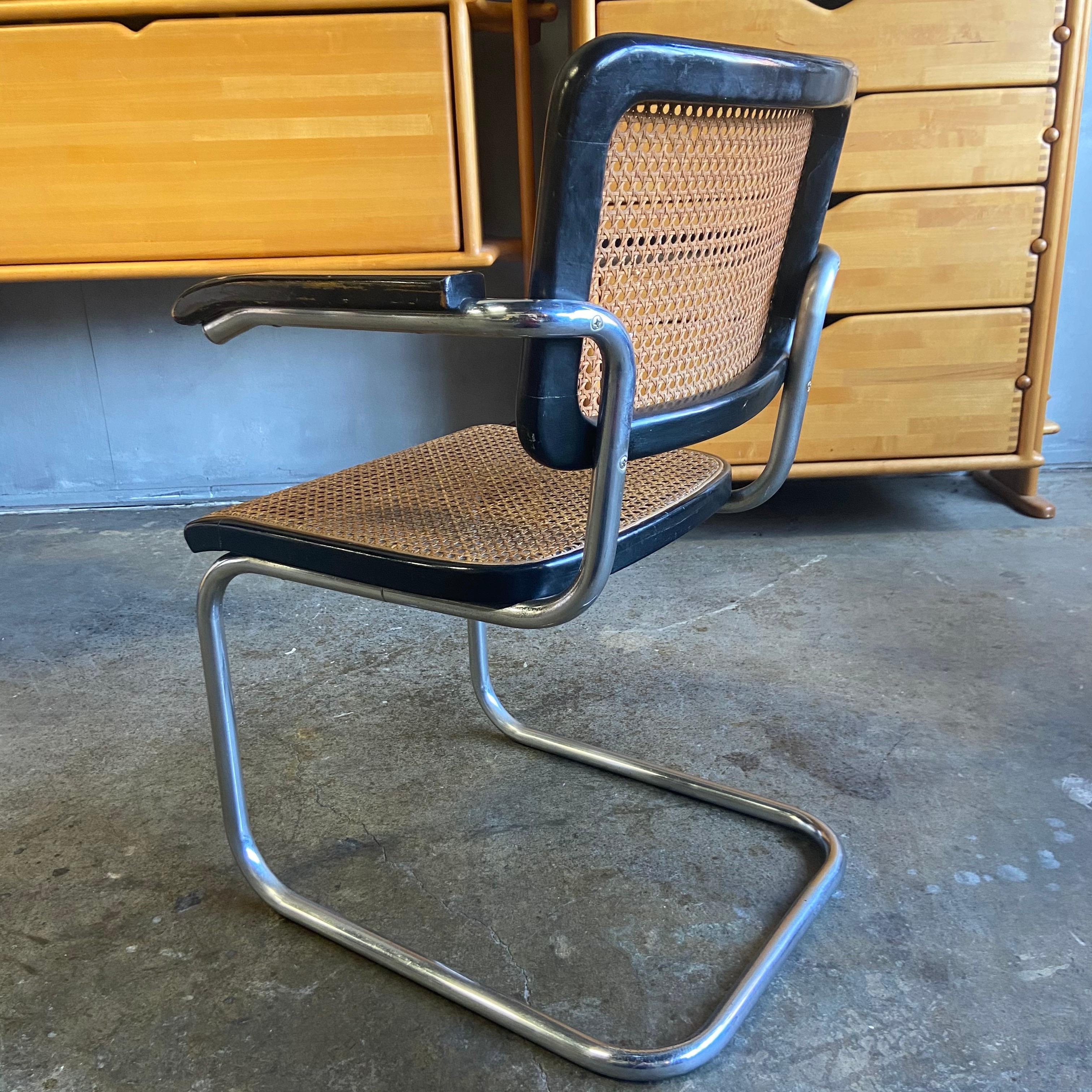 Original Midcentury Cesca Chair by Thonet In Good Condition In BROOKLYN, NY