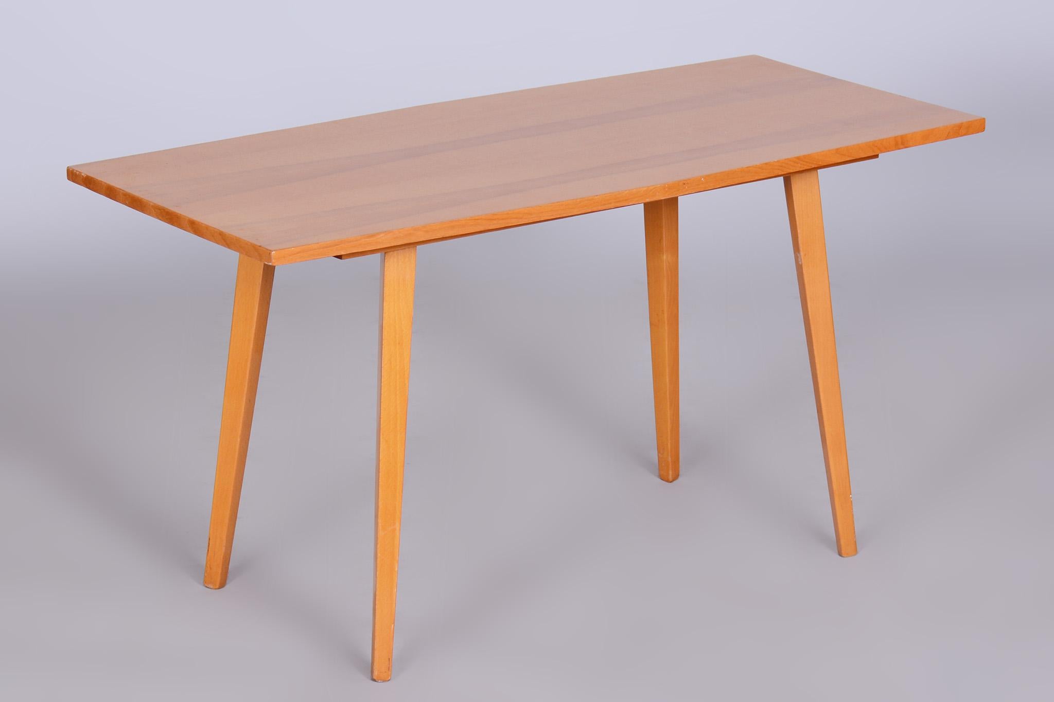 Wood Original Midcentury Coffee Table by Tatra Pravenec, Czechia, 1960s For Sale