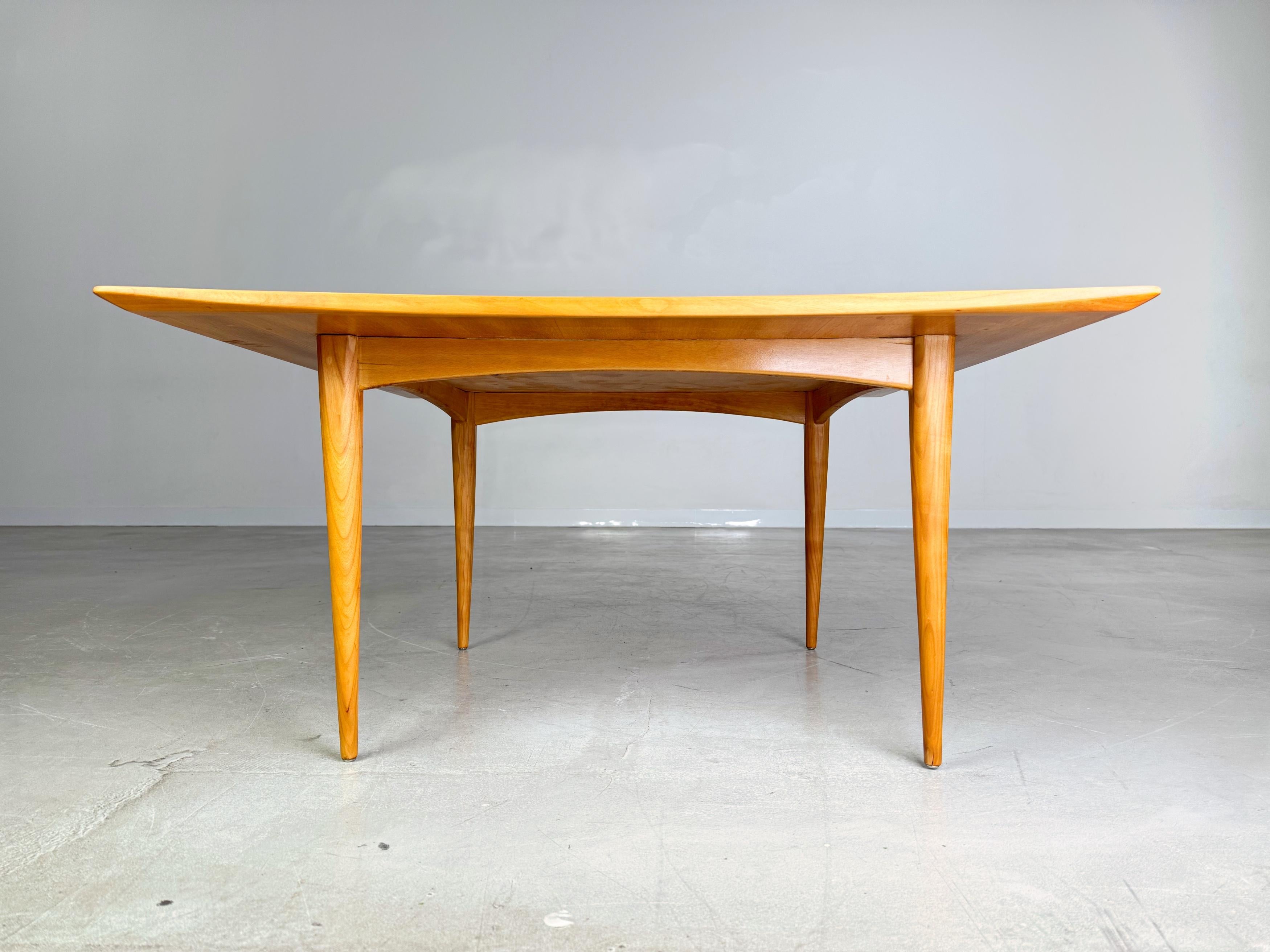 Postmoderne Original Midcentury Couchtisch skandinavisch Nusssbaum Vintage 1960 en vente
