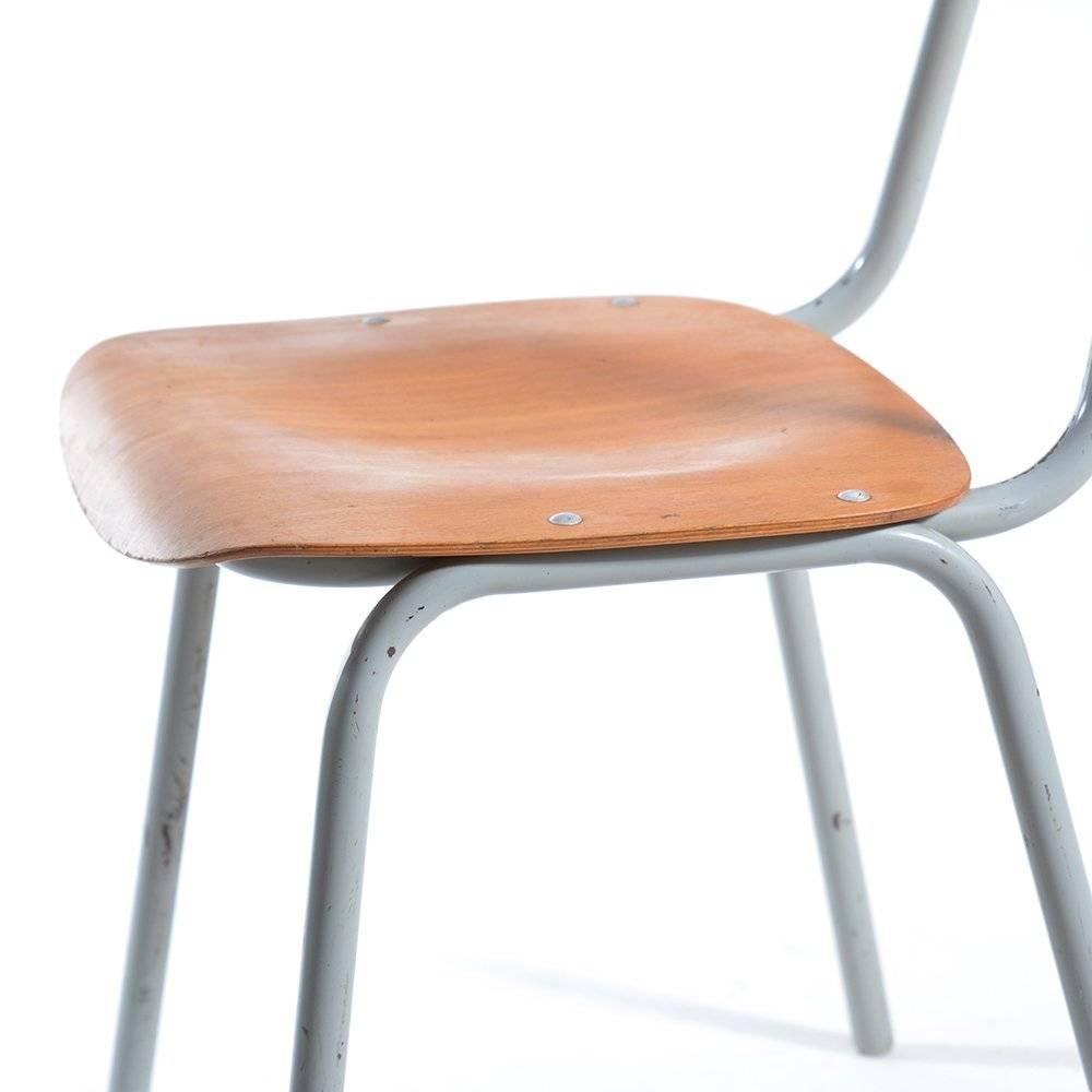 20th Century Original Midcentury Czechoslovakian School Chairs, circa 1960