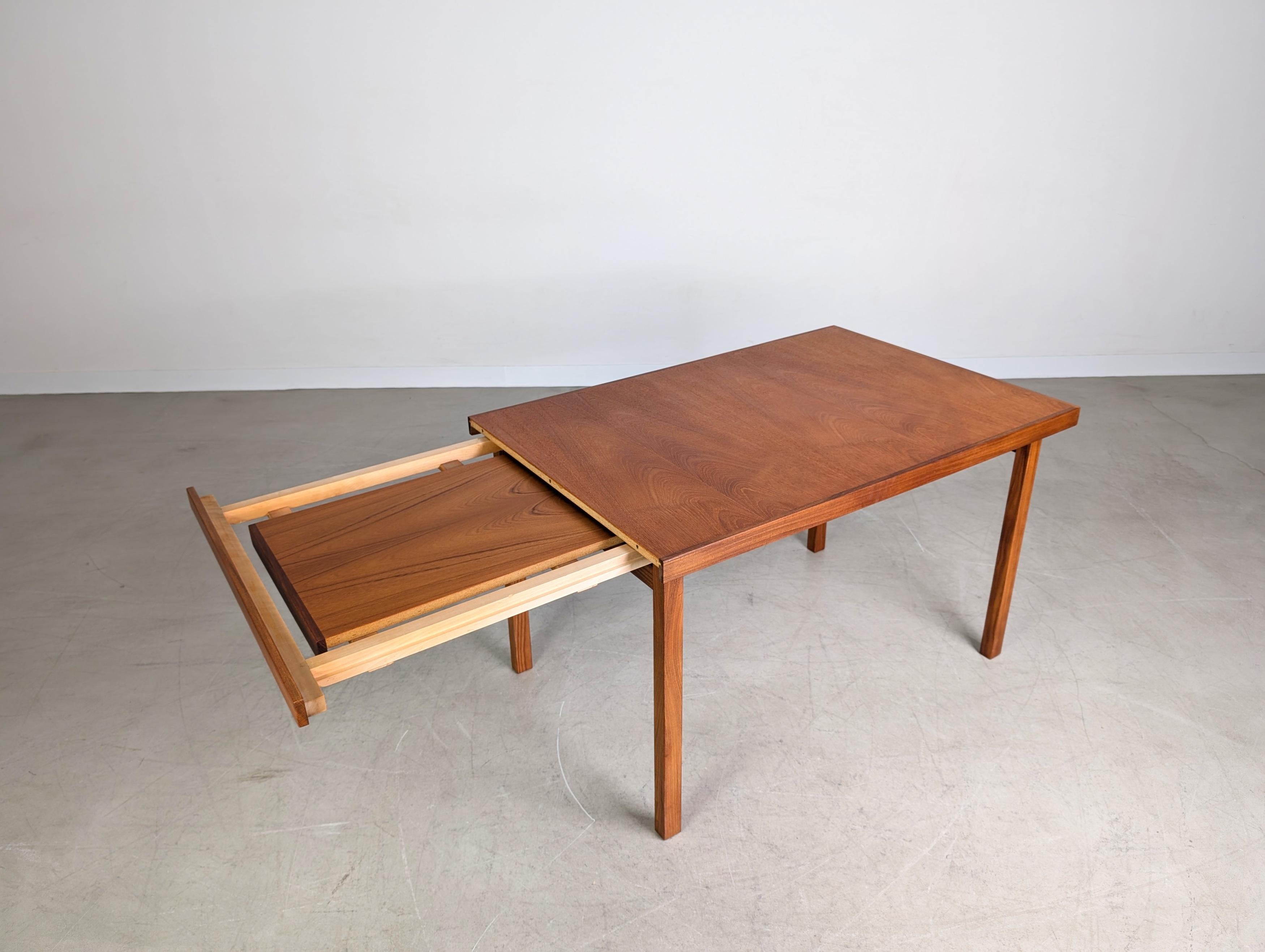 Esstisch originale di metà secolo Asko Finnland Pippo Teak ausziehbar in vendita 1
