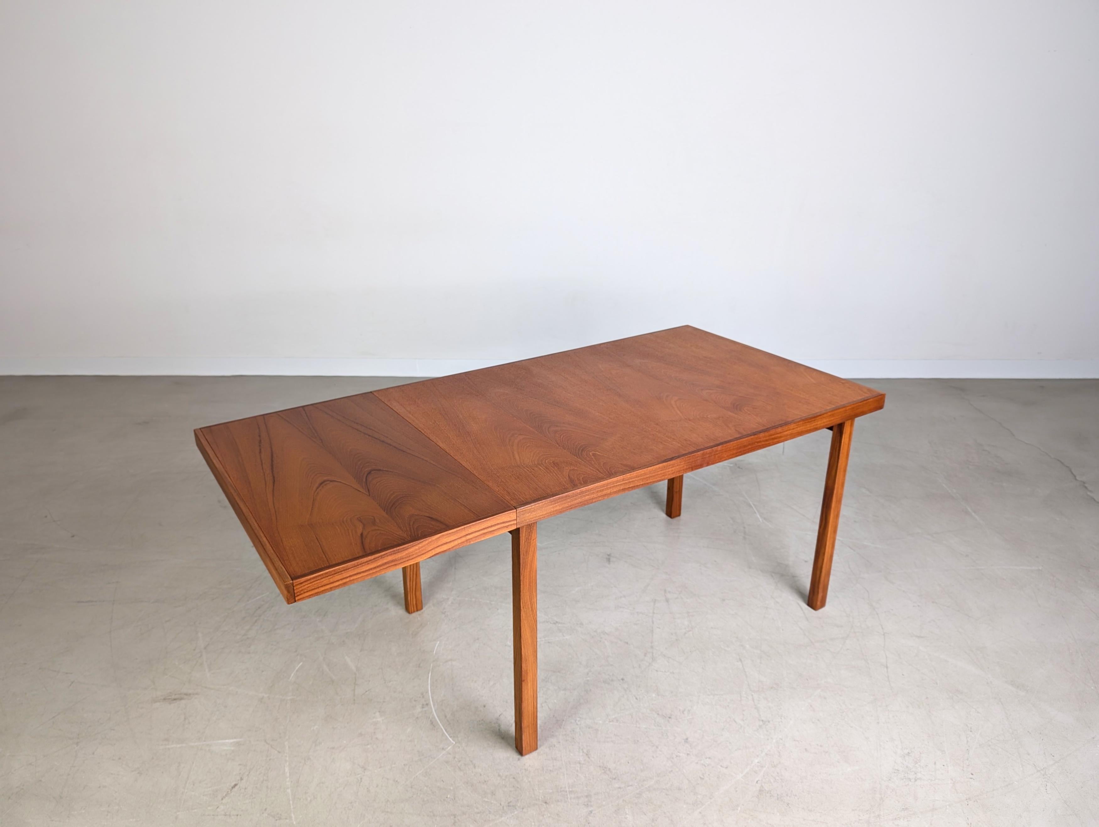 Esstisch originale di metà secolo Asko Finnland Pippo Teak ausziehbar in vendita 3