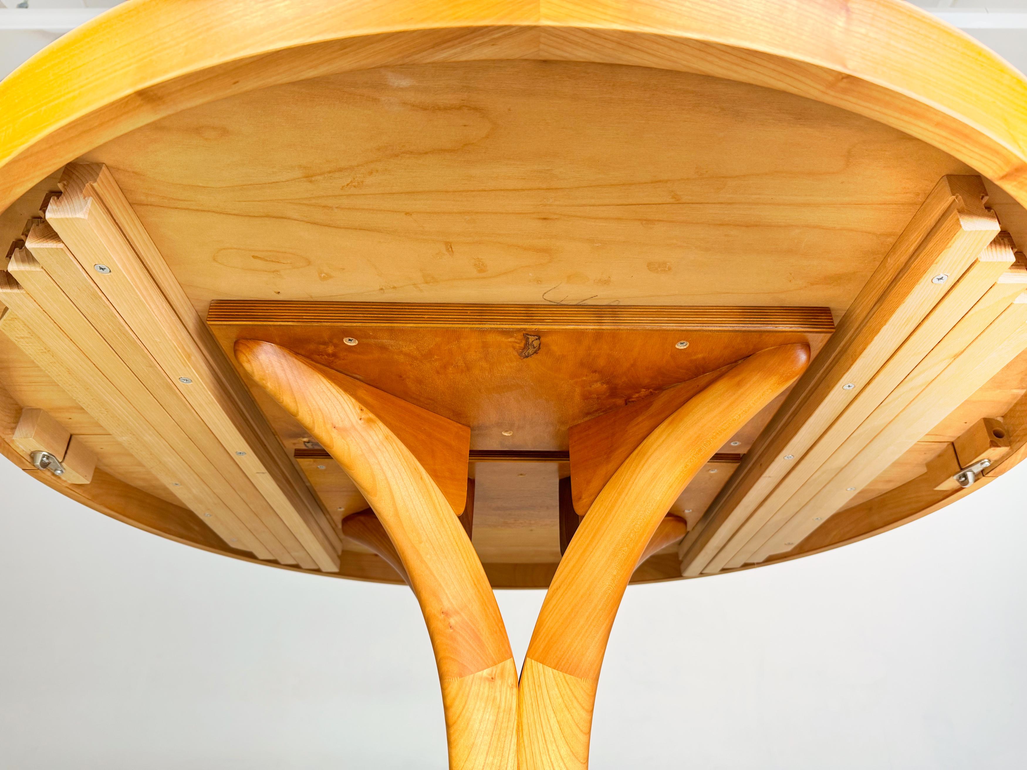 Original Midcentury Esstisch ausziehbar Kirschholz 1960er Vintage For Sale 4