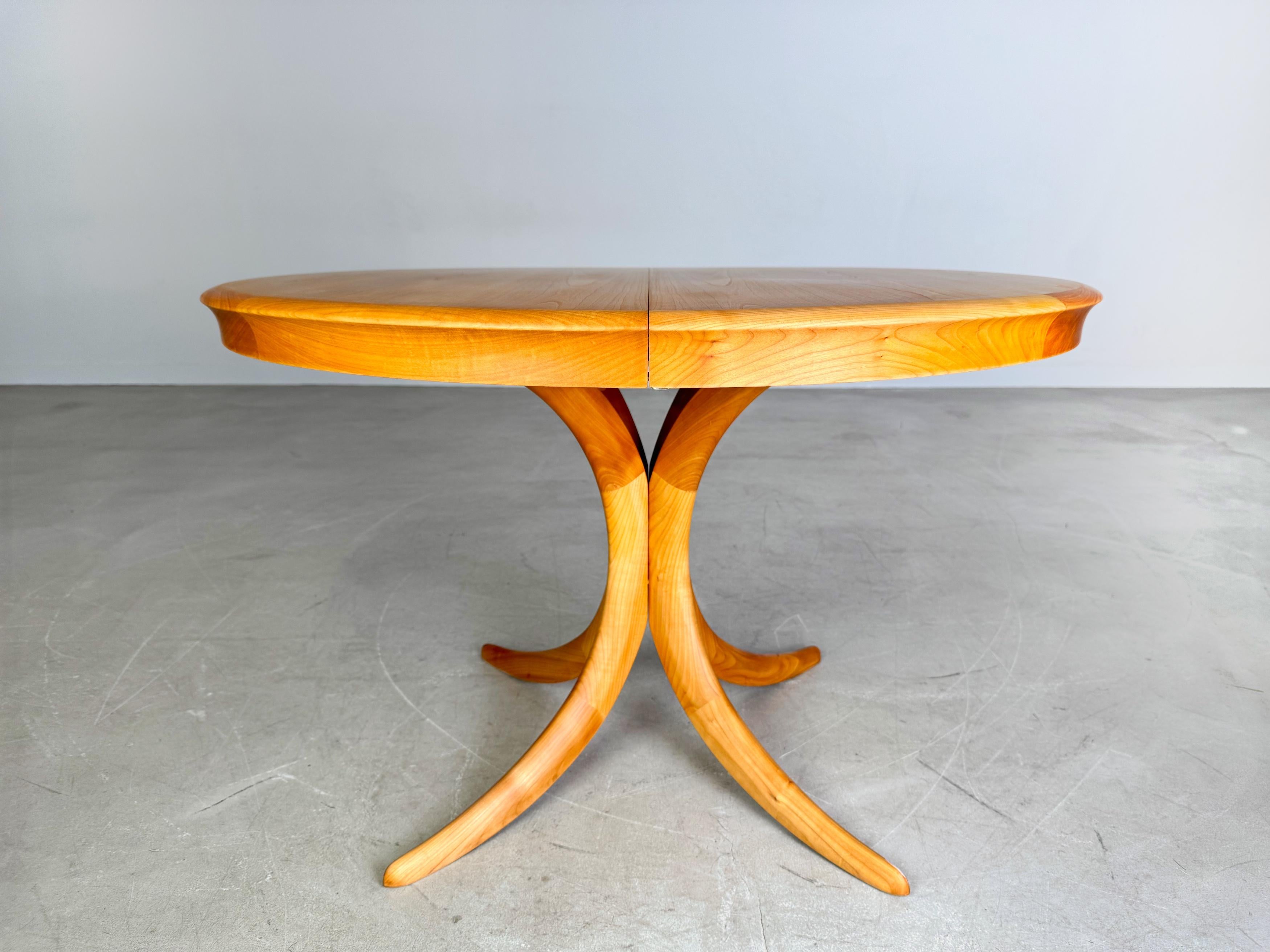 Mid-Century Modern Original Midcentury Esstisch ausziehbar Kirschholz 1960er Vintage For Sale