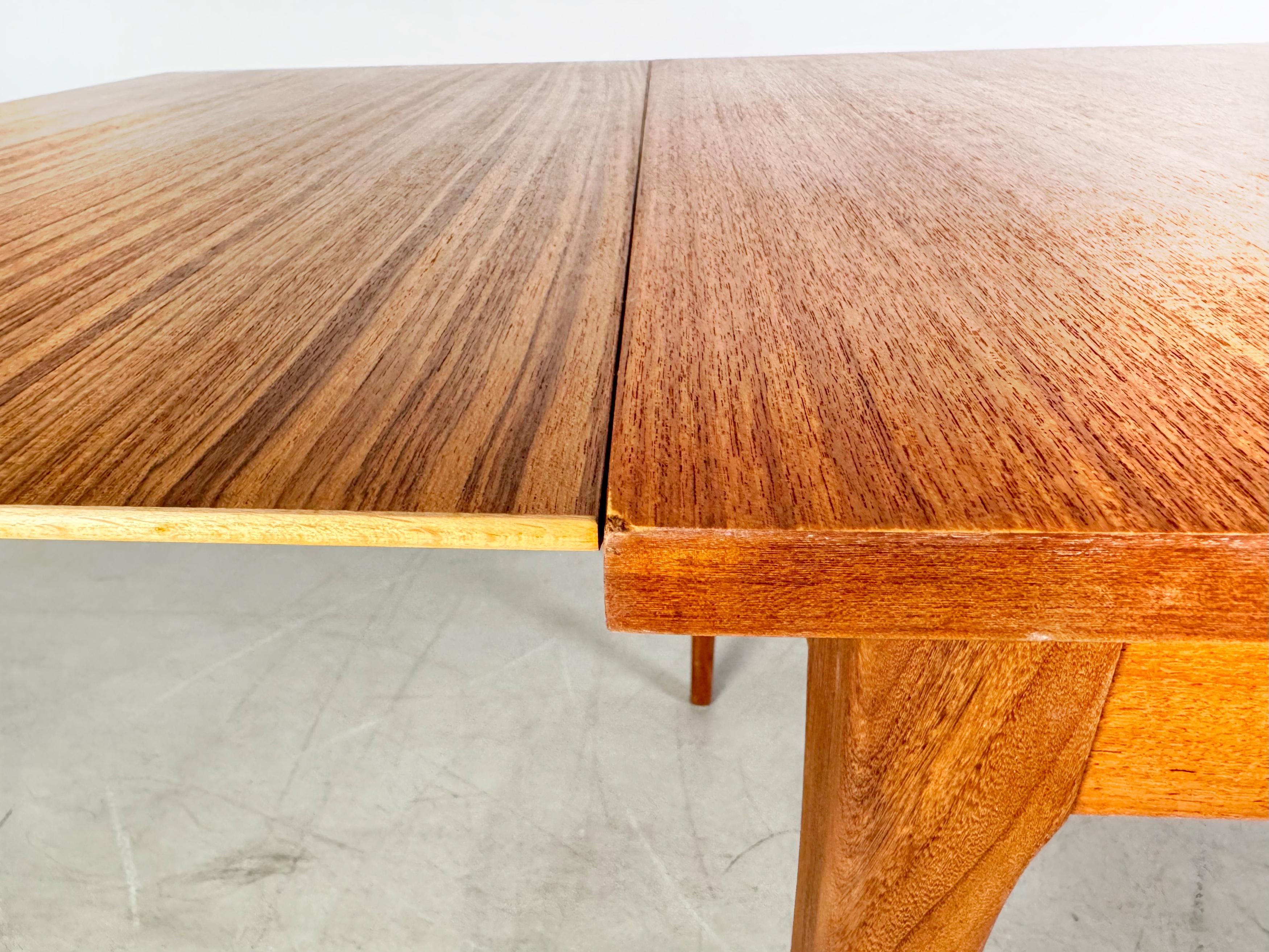Original Midcentury Esstisch Lübke Teak 1960er ausziehbar Tisch en vente 3