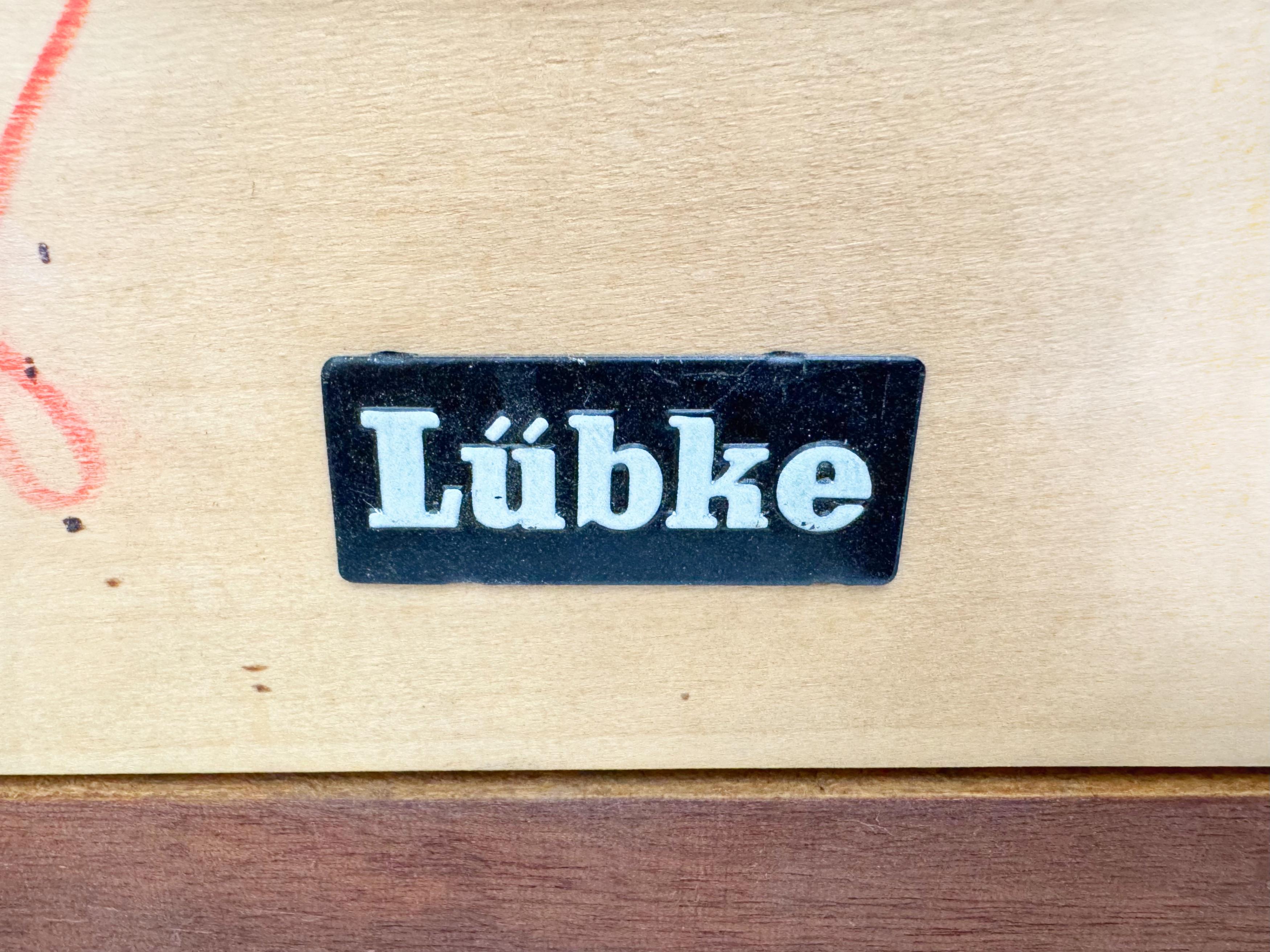 Original Midcentury Esstisch Lübke Teak 1960er ausziehbar Tisch en vente 5