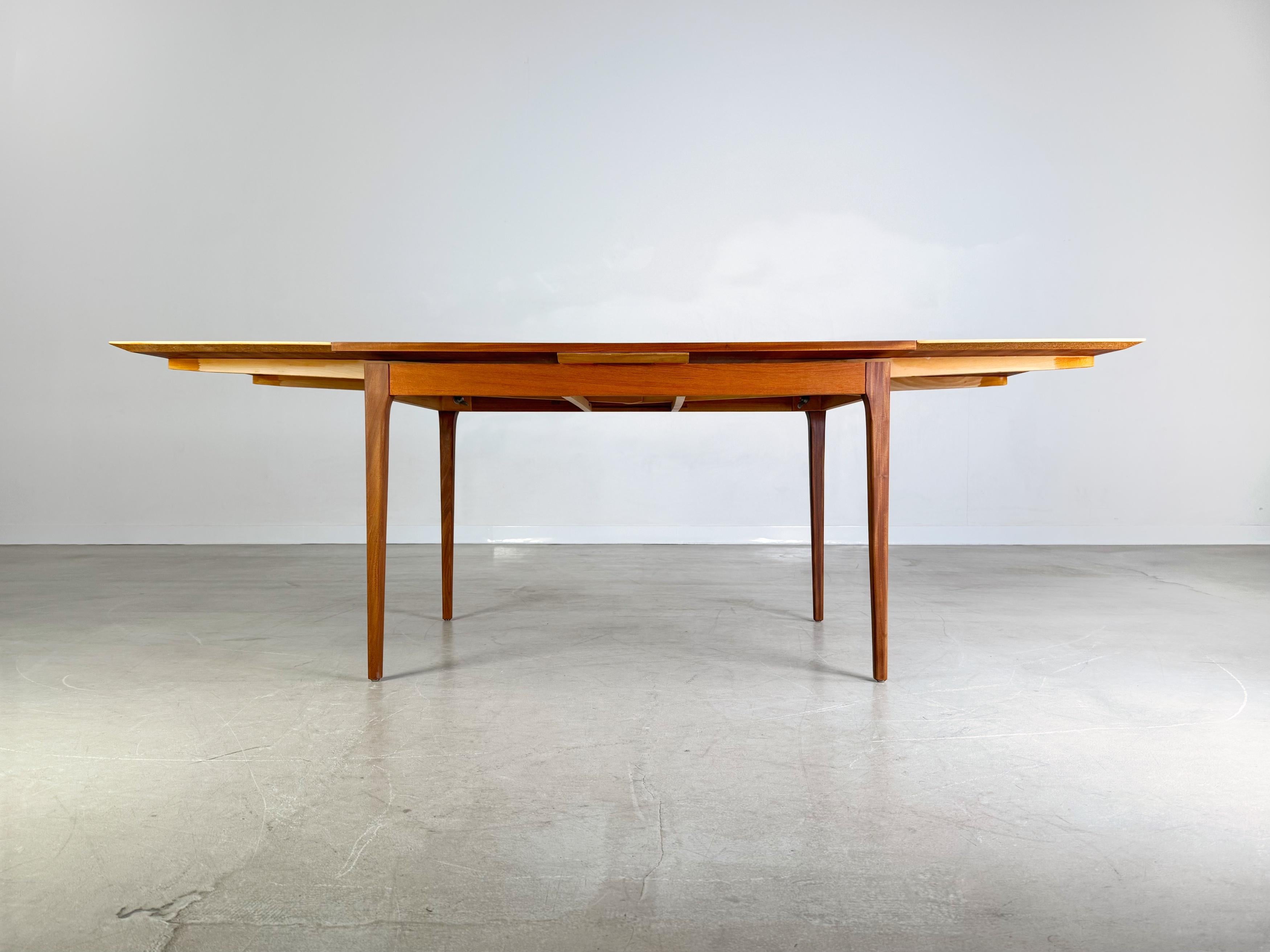 Teck Original Midcentury Esstisch Lübke Teak 1960er ausziehbar Tisch en vente
