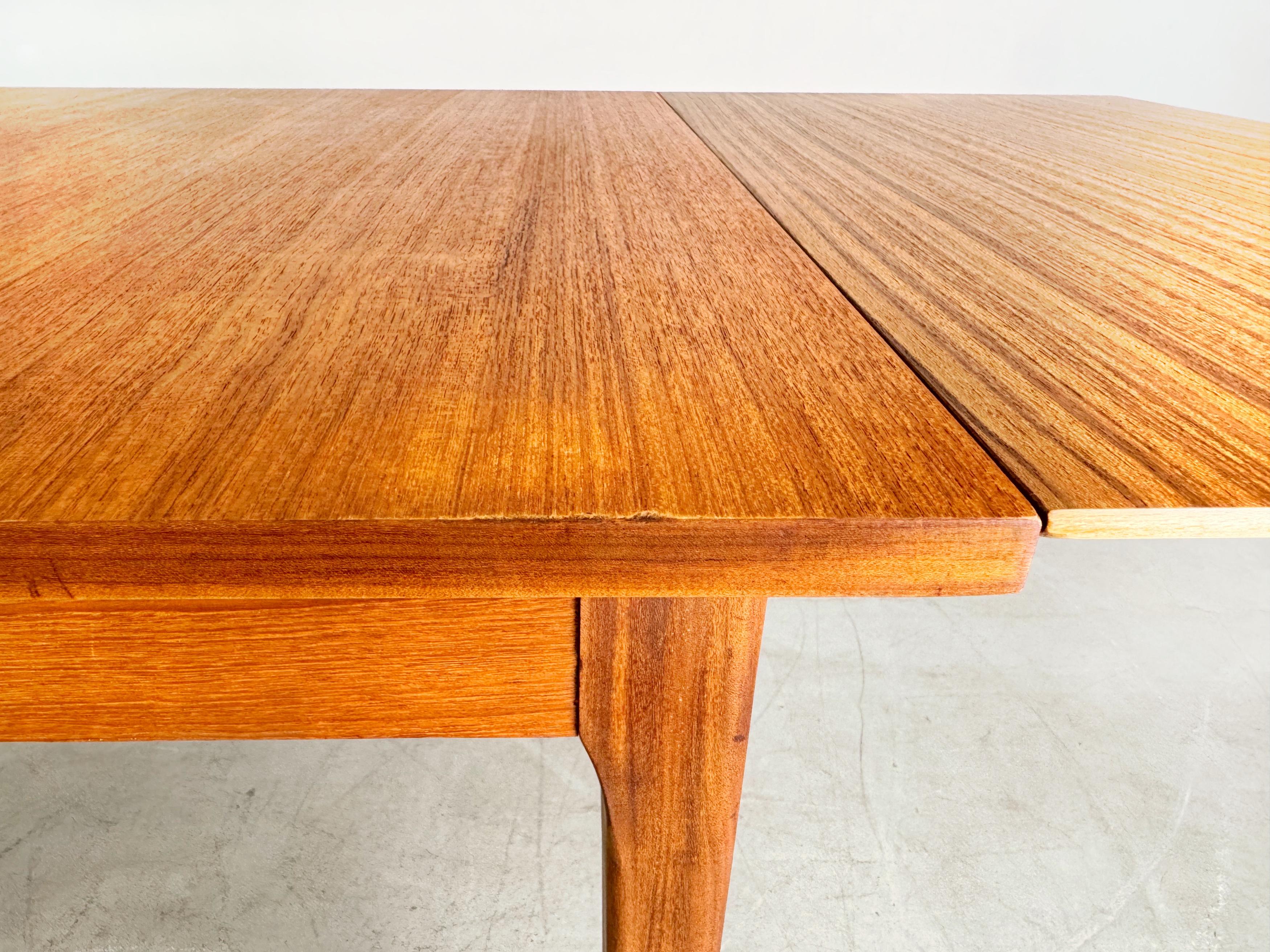 Original Midcentury Esstisch Lübke Teak 1960er ausziehbar Tisch en vente 2