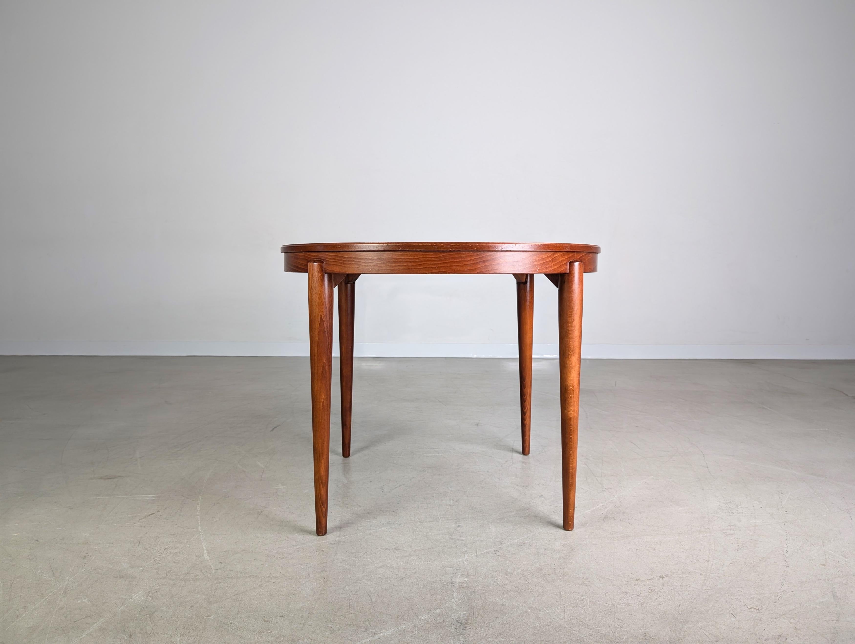 Mid-Century moderno Esstisch originale Midcentury in teak 1960 design danese Vintage in vendita