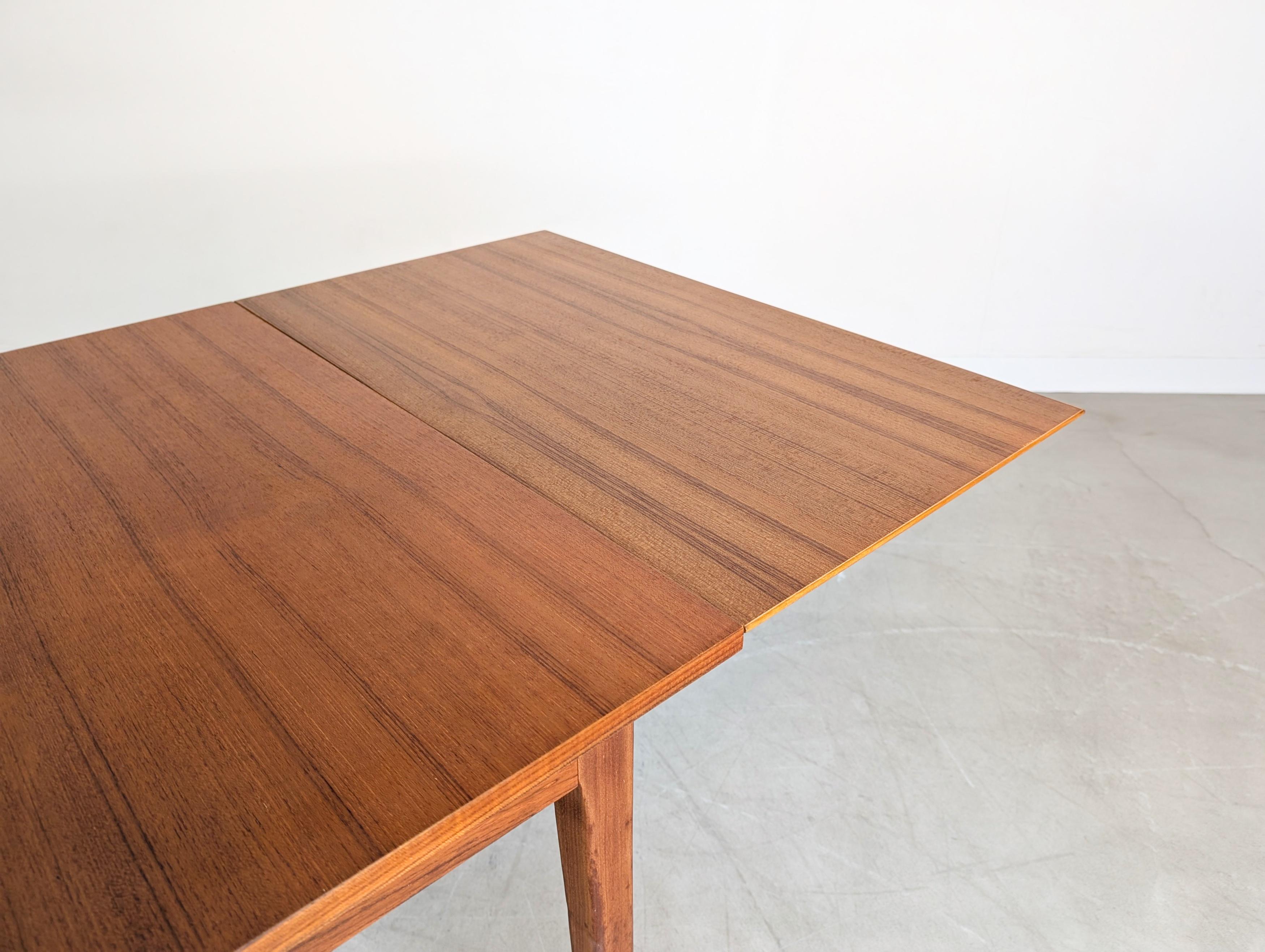 Original Midcentury Esstisch Teak ausziehbar Vintage Tisch danish en vente 3