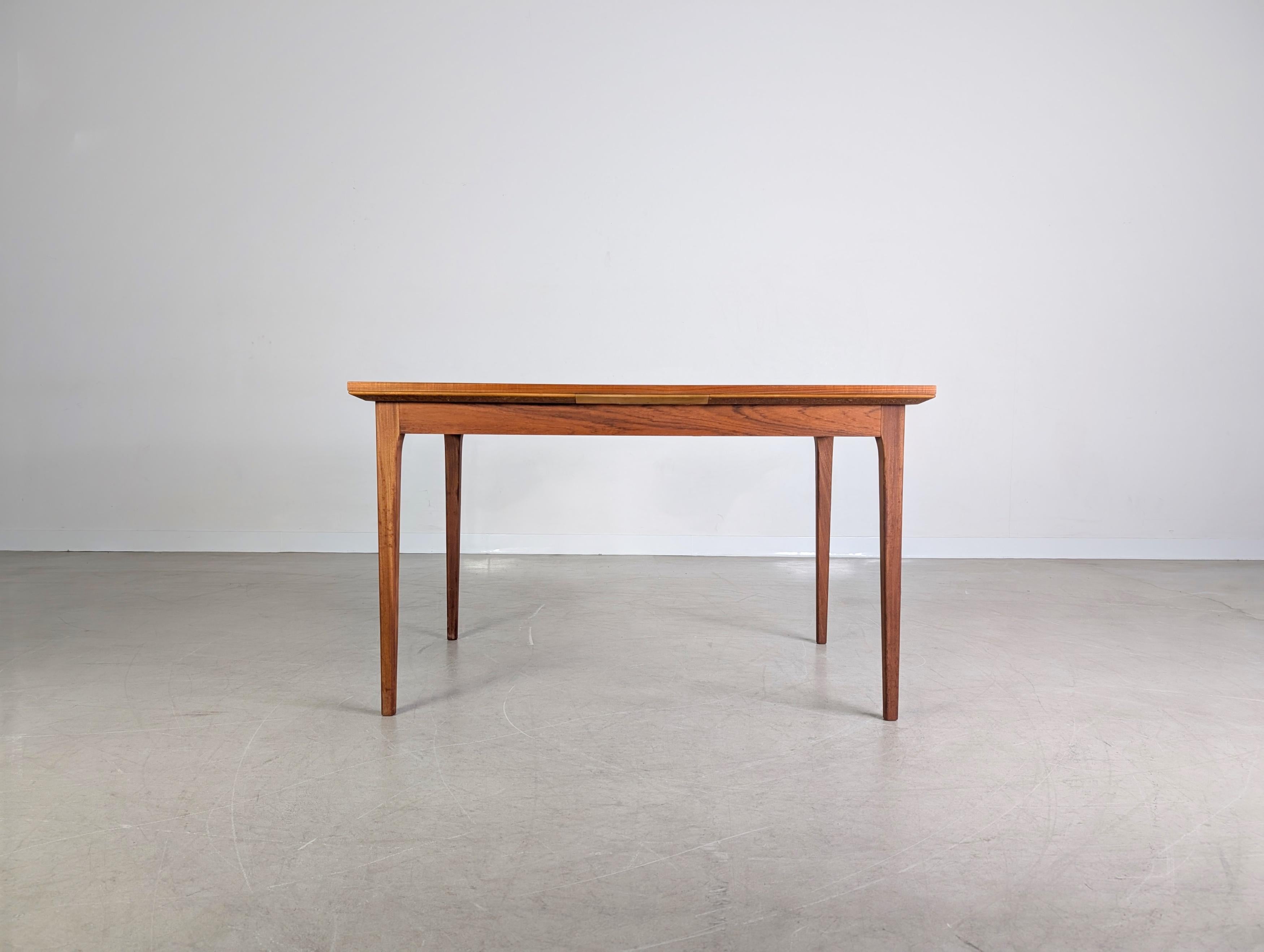 Mid-Century Modern Original Midcentury Esstisch Teak ausziehbar Vintage Tisch danish en vente
