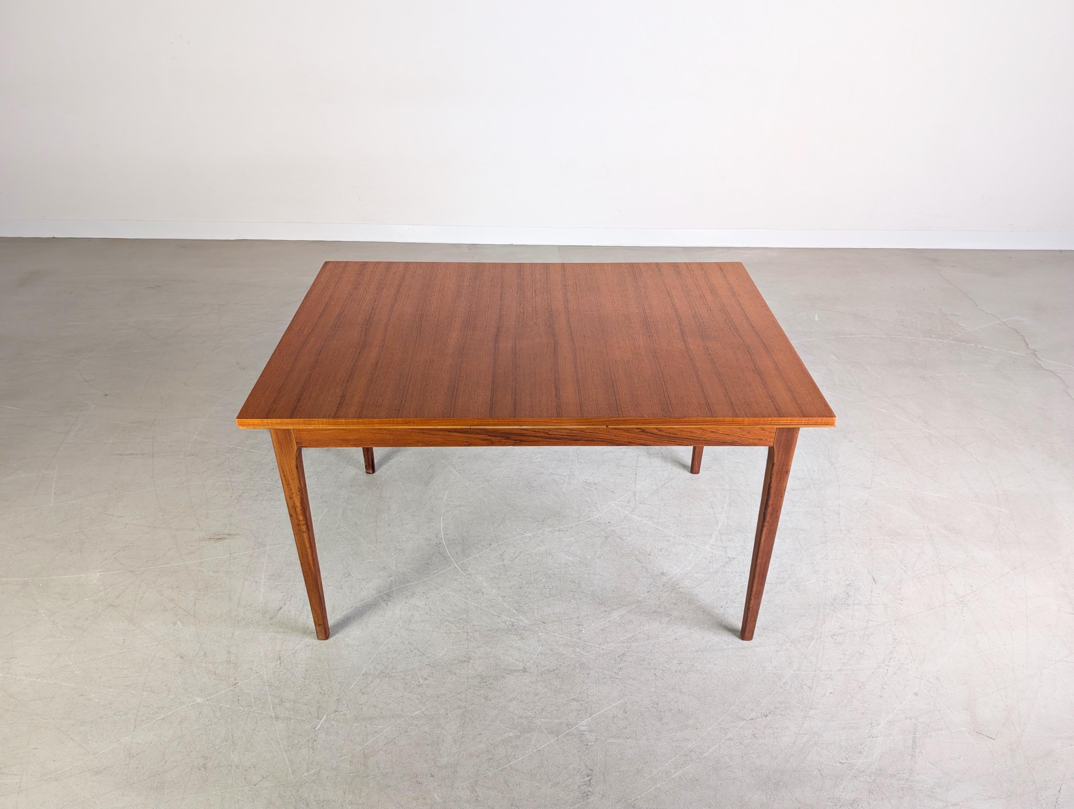 Fin du 20e siècle Original Midcentury Esstisch Teak ausziehbar Vintage Tisch danish en vente