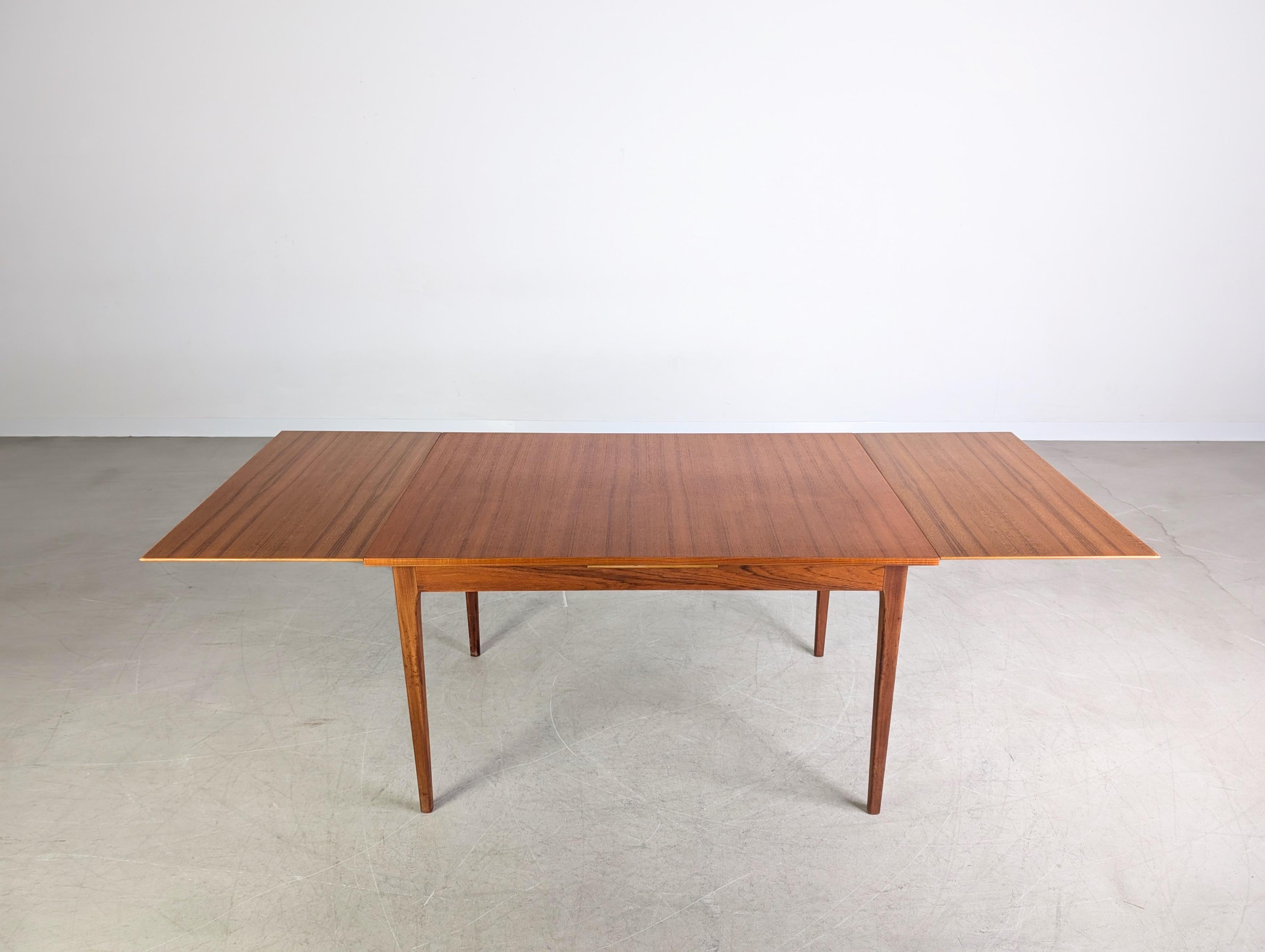 Original Midcentury Esstisch Teak ausziehbar Vintage Tisch danish en vente 1