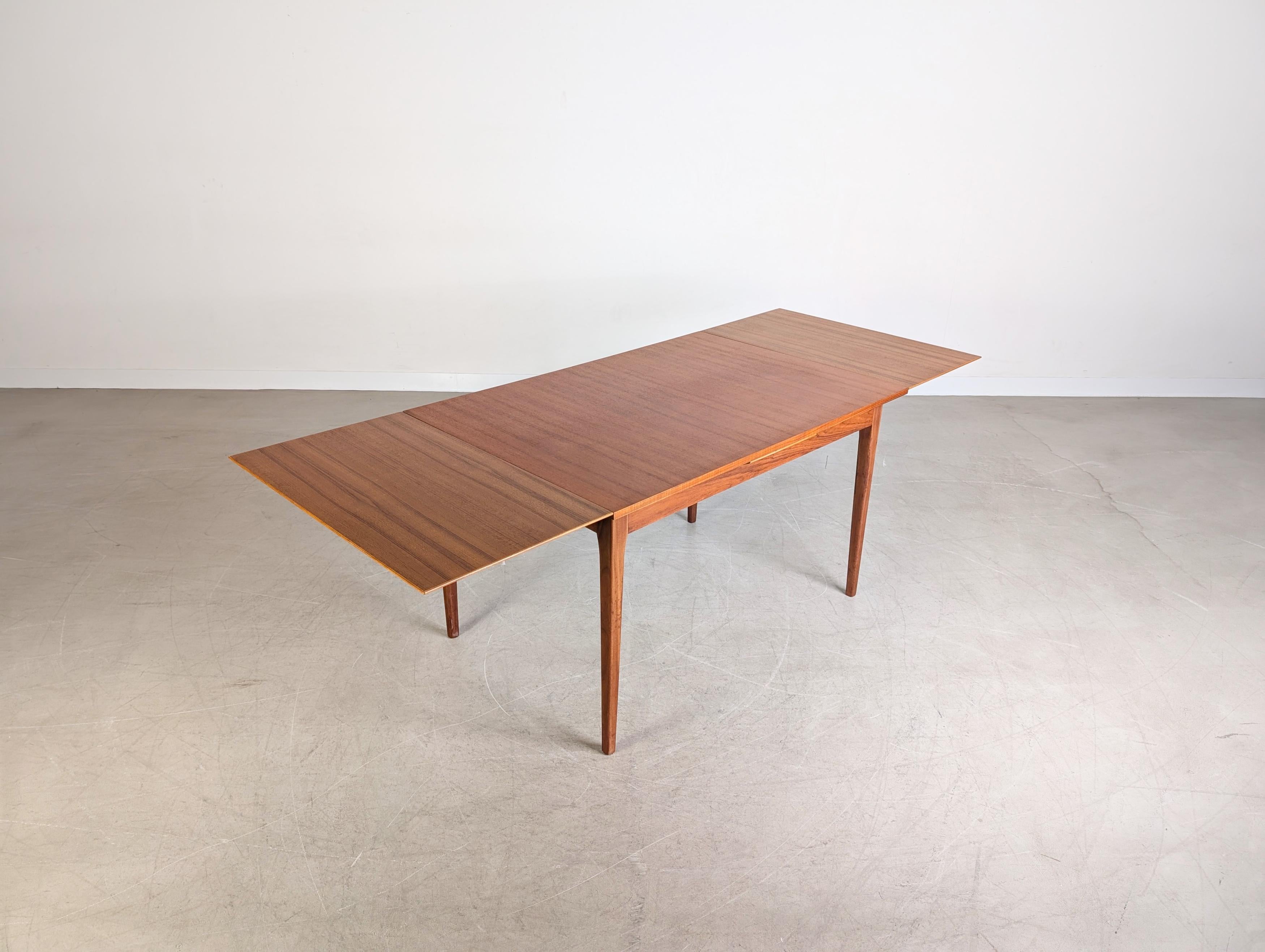 Original Midcentury Esstisch Teak ausziehbar Vintage Tisch danish en vente 2