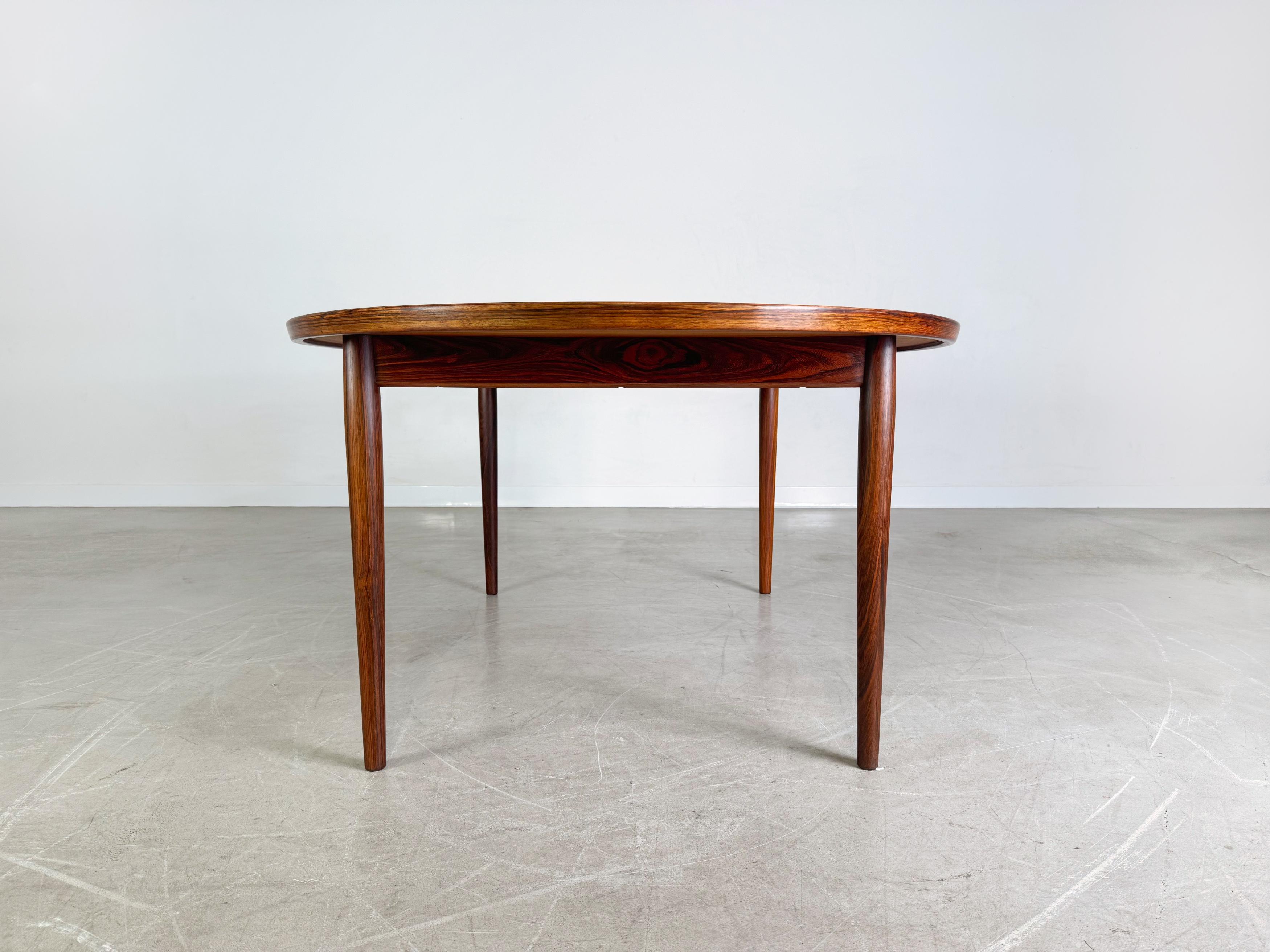 Milieu du XXe siècle Original Midcentury Esstisch teak oval Vintage Tisch 1960s Design en vente