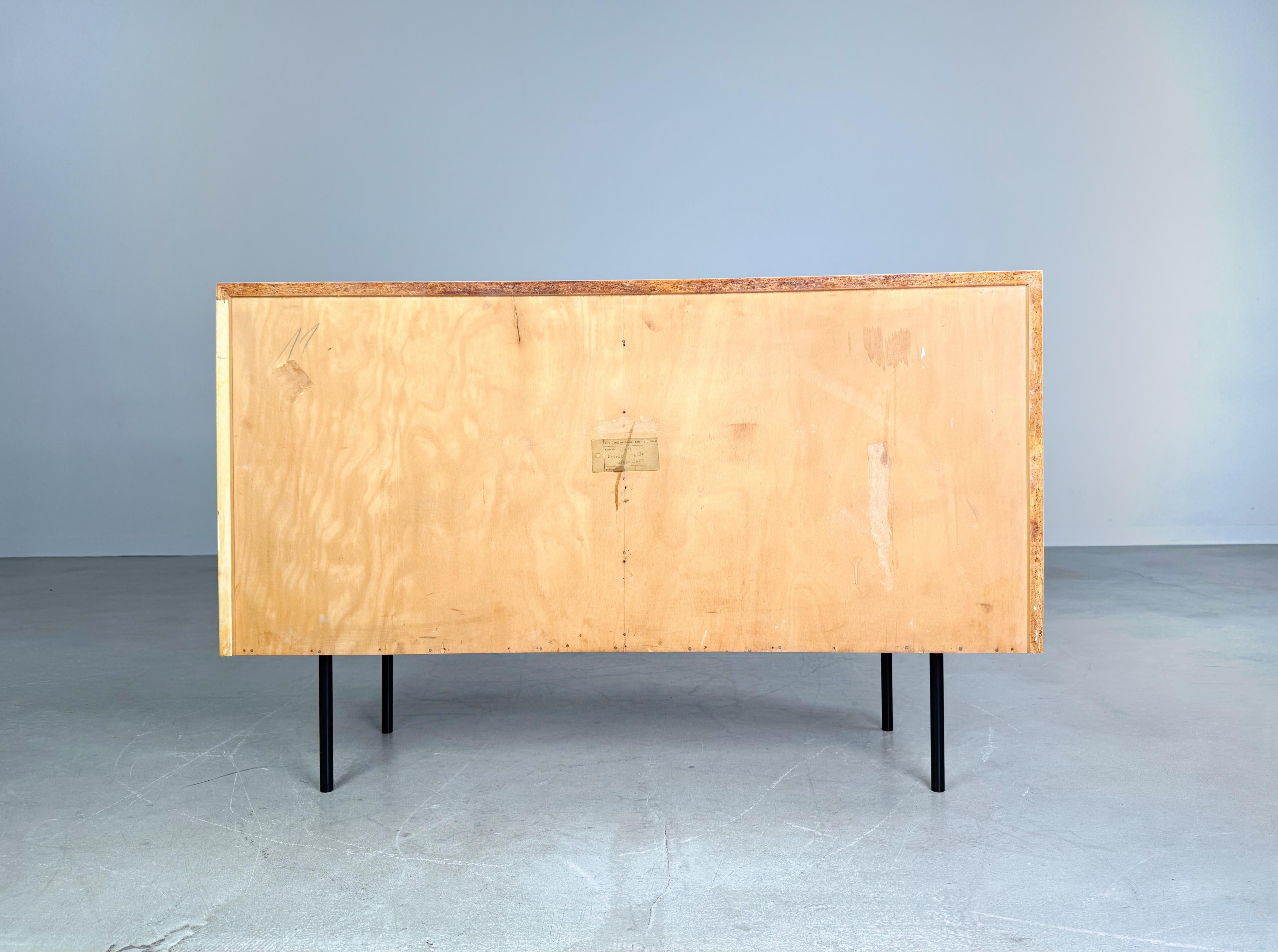 Original Midcentury Florence Knoll Sideboard 1950 Ahorn Knoll Intenational For Sale 4