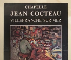 John Michael Eckert Original Mitte des Jahrhunderts Französisch Kunst Poster datiert 1977