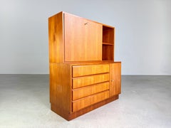Original Midcentury Georg Satink Kommode Sekretär WK Möbel Teak