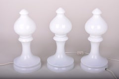 Lámpara Bishop original de cristal de mediados de siglo de 1950, diseñada por Ivan Jakes