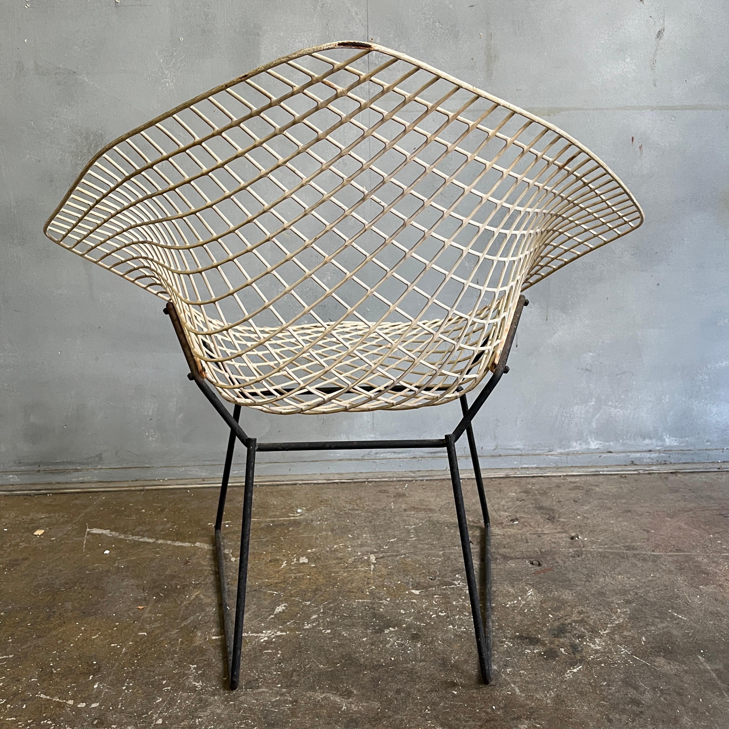 Original Midcentury Harry Bertoia Diamond Chair by Knoll 3