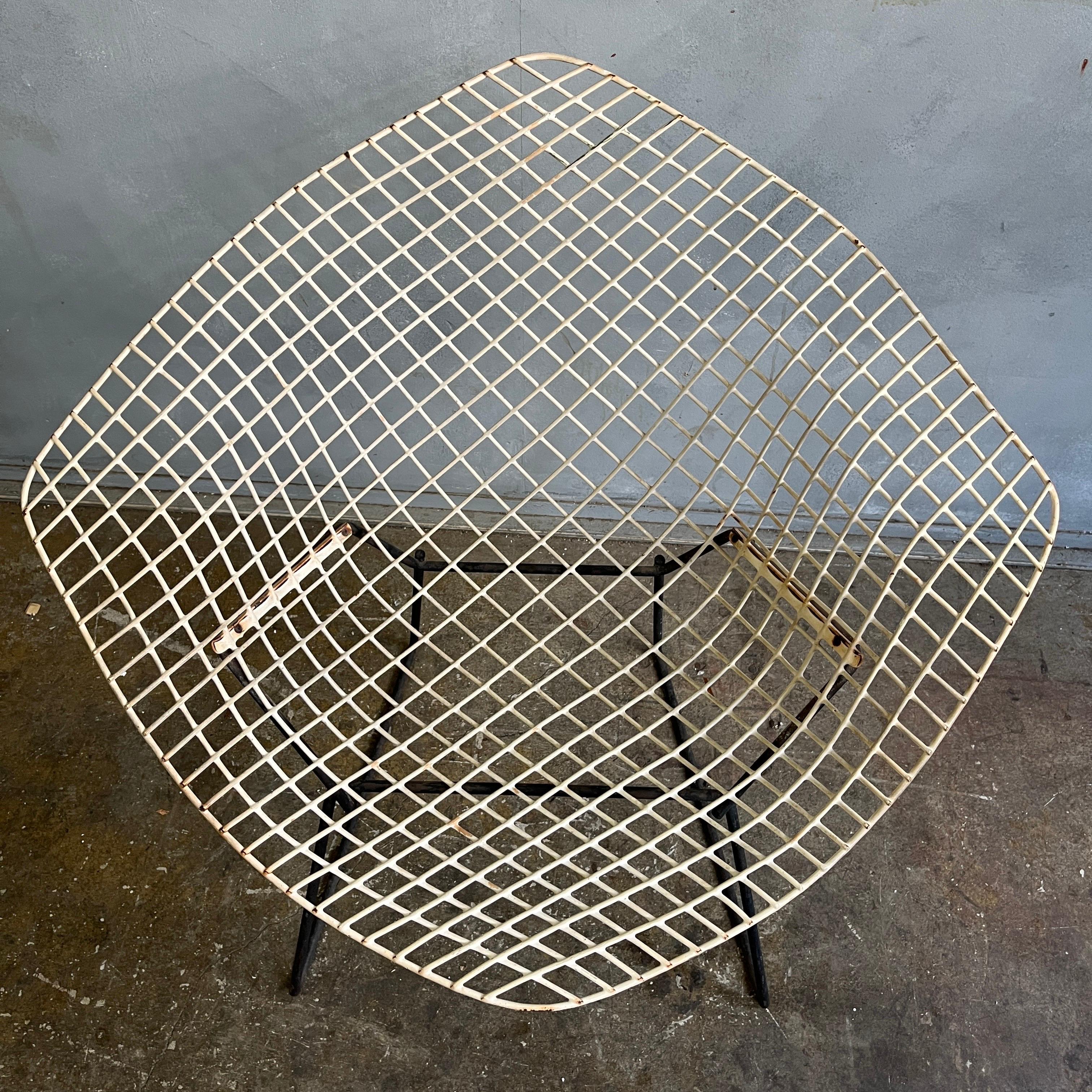 Original Midcentury Harry Bertoia Diamond Chair by Knoll 2