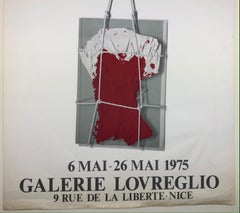 Henri Maccheroni Original Mid-Century Art Exhibition Poster