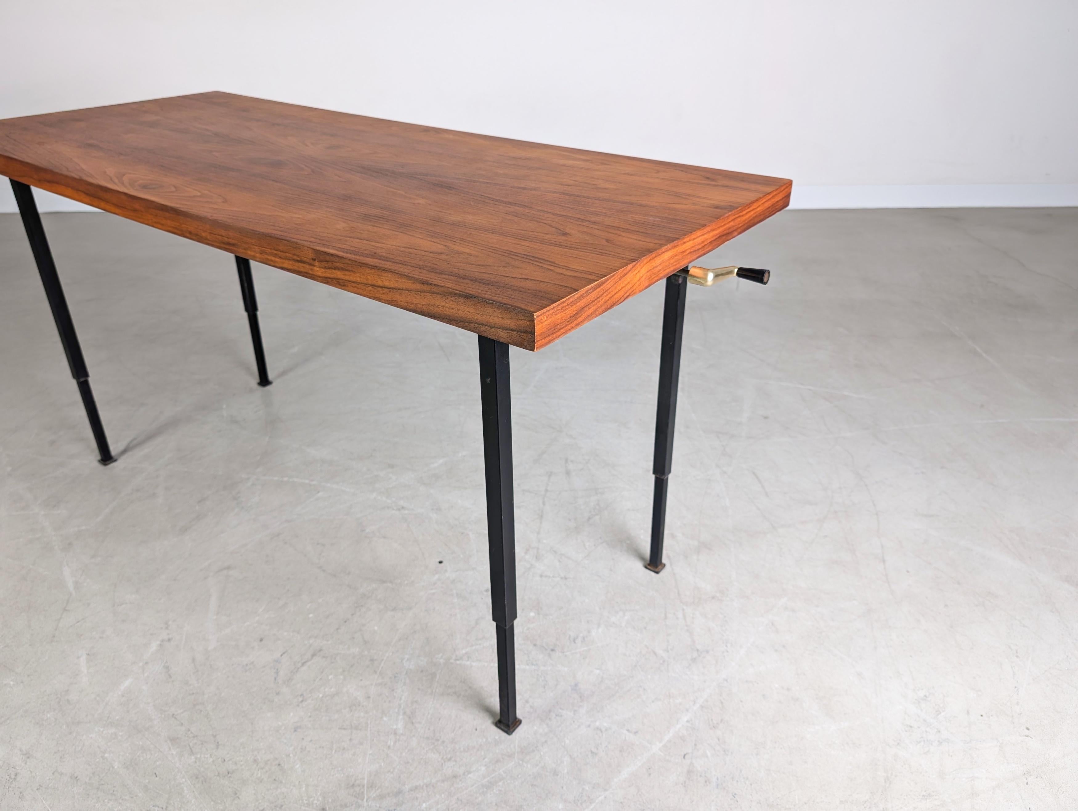 Couchtisch Esstisch Vintage Originale Midcentury höhenverstellbarer in vendita 2
