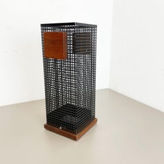 Original Midcentury Metal Josef Hoffmann Style Umbrella Stand, Austria, 1960s
