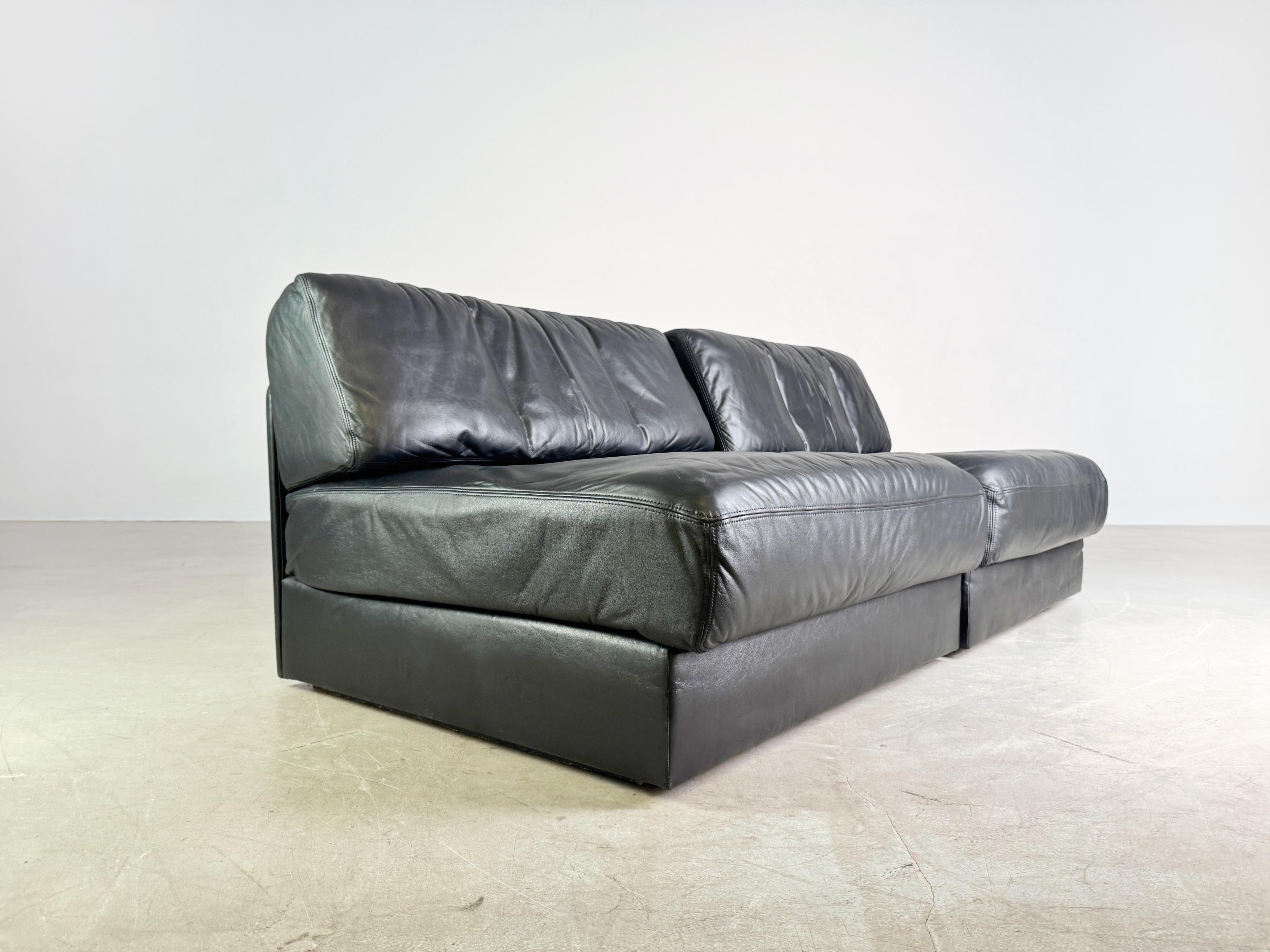 Divano modulare originale Midcentury Couch de Sede DS76 / DS78 Lederer In condizioni buone in vendita a Berlin, DE