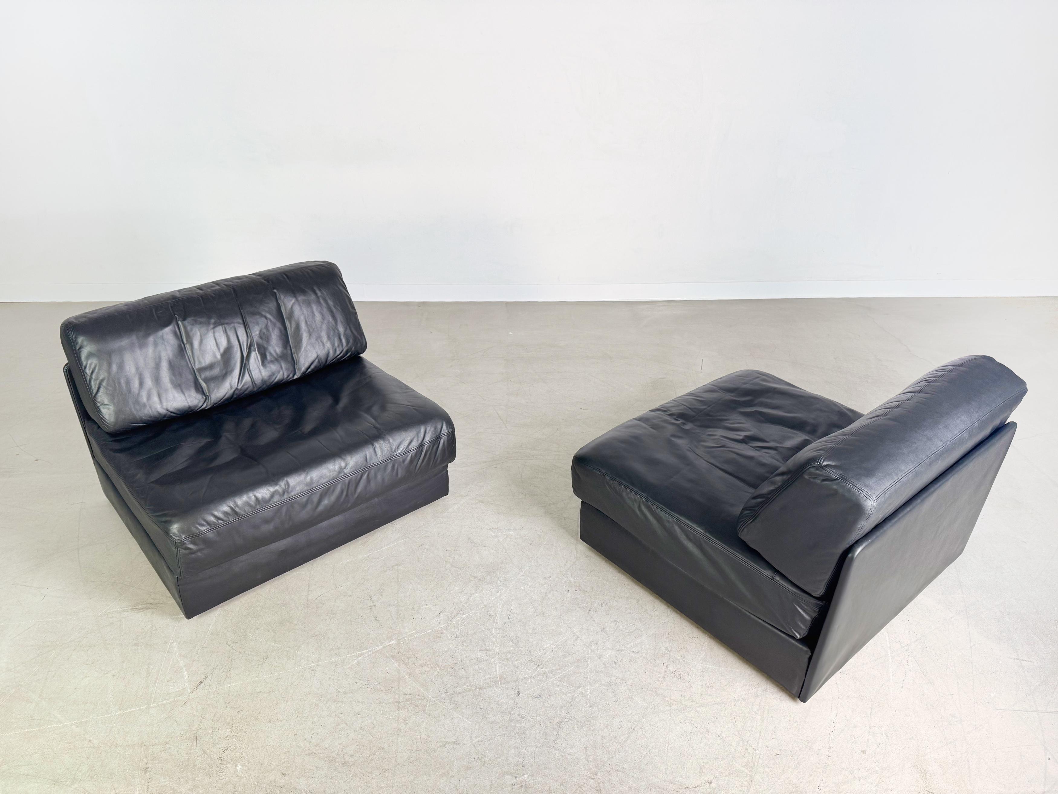 Divano modulare originale Midcentury Couch de Sede DS76 / DS78 Lederer in vendita 1