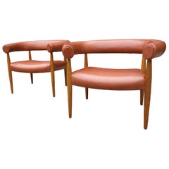 Original Midcentury Nanna Ditzel Ring Chairs 