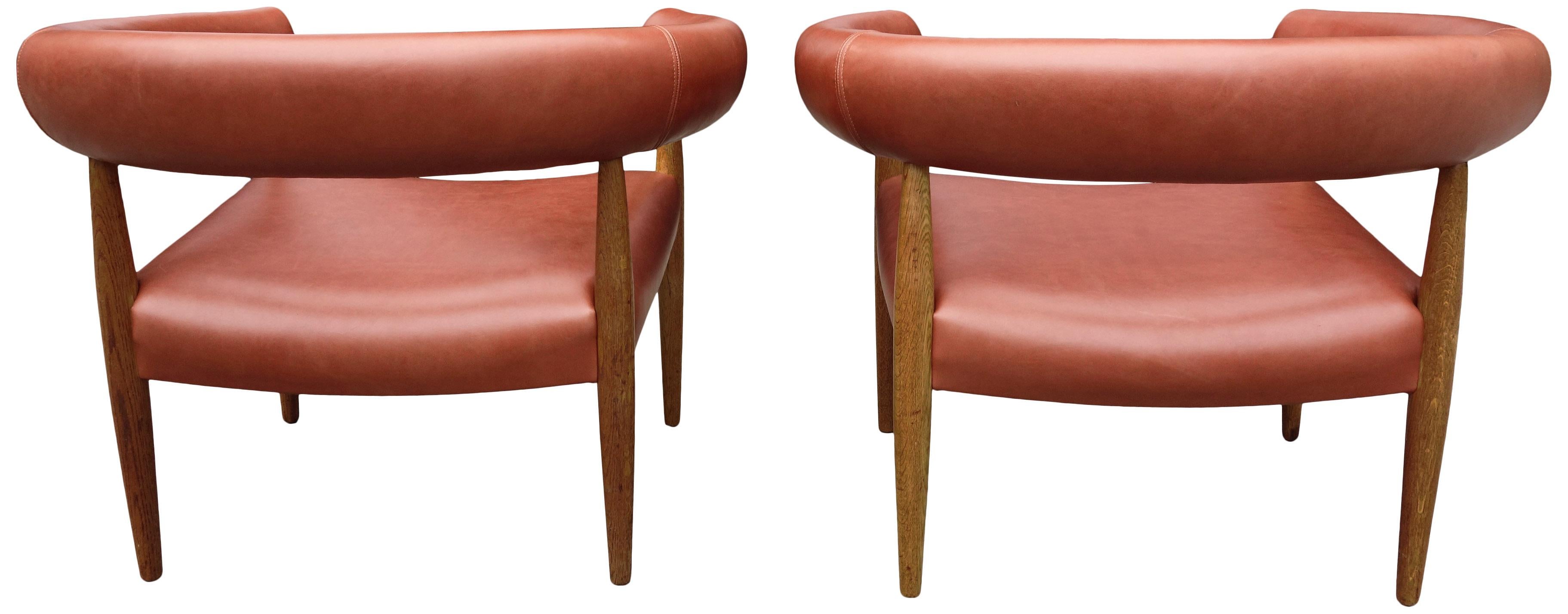 Original Midcentury Nanna Ditzel Ring Chairs  1