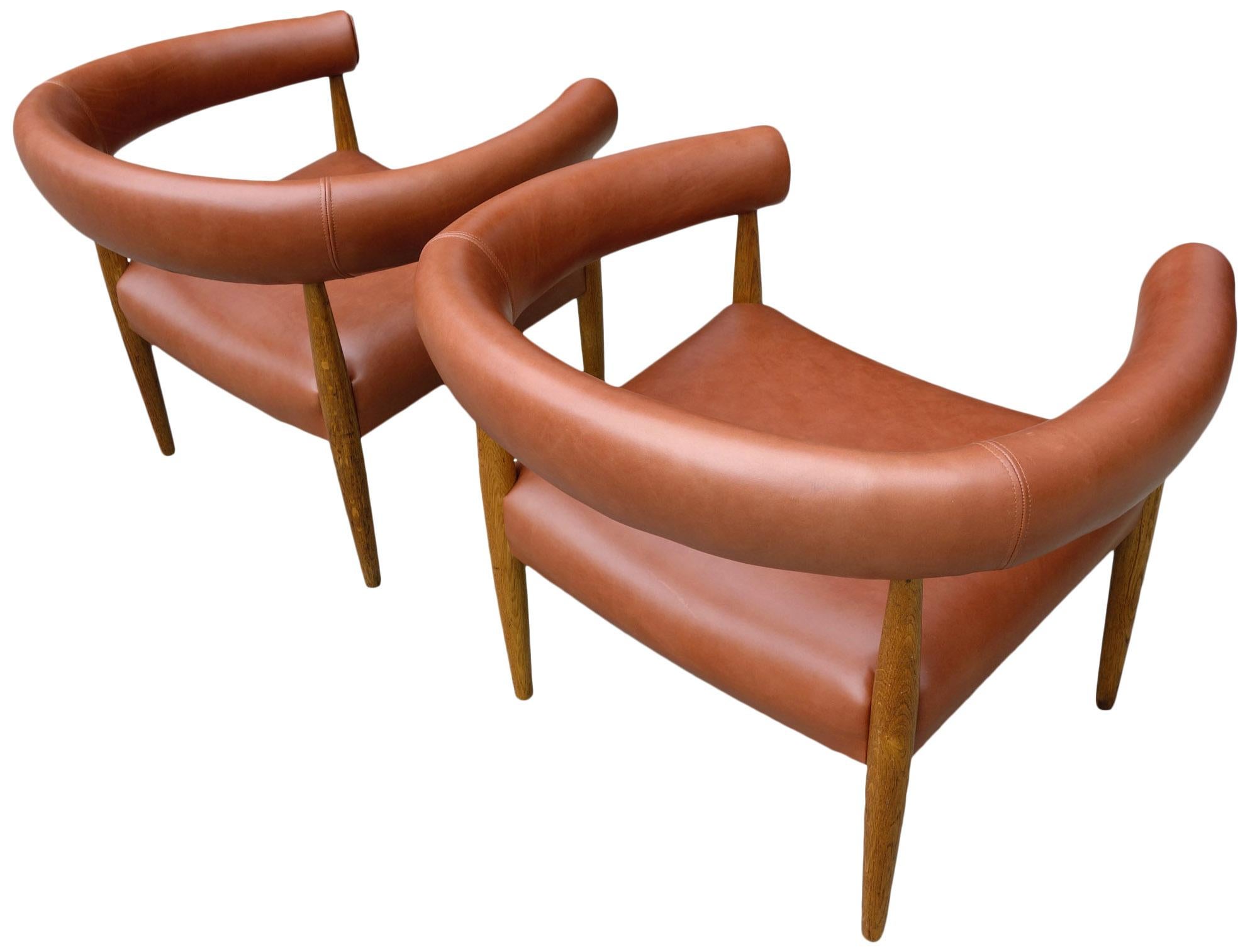 Original Midcentury Nanna Ditzel Ring Chairs  2