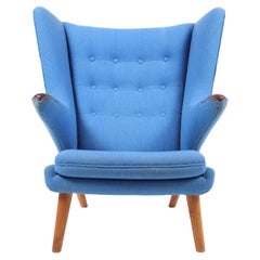 Original Papa-Bär-Stuhl aus der Mitte des Jahrhunderts von Wegner, dänisches Design, 1960er Jahre