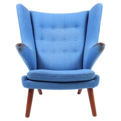 Original Midcentury Papa Bear Chair by Wegner, Danish Design, 1960s