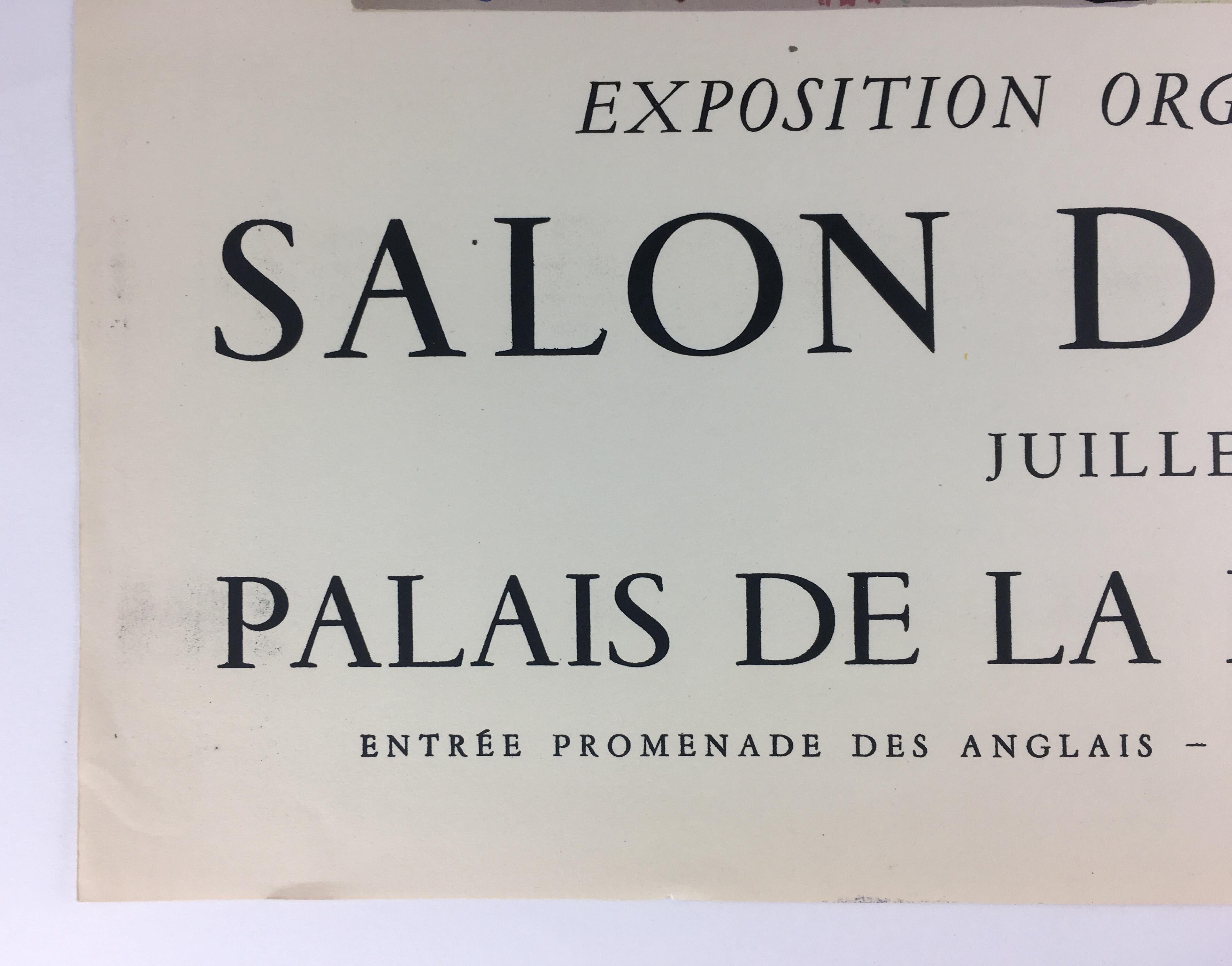 Original Midcentury Raoul Dufy Mourlot Art Poster In Good Condition In Miami, FL