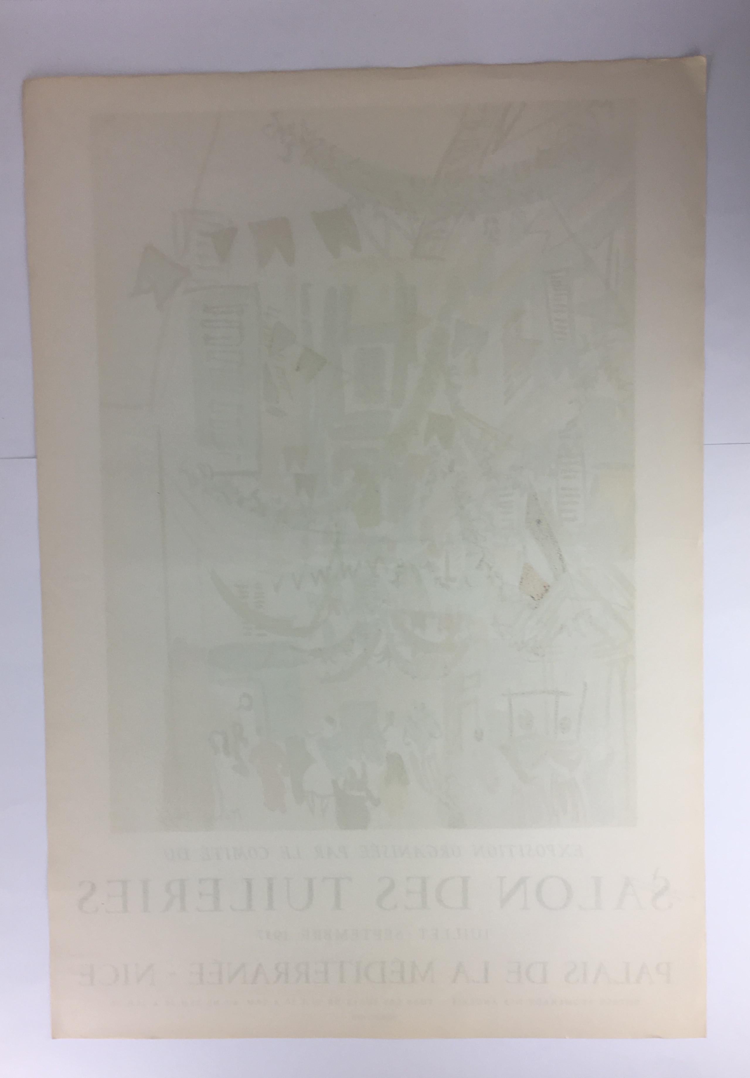 Paper Original Midcentury Raoul Dufy Mourlot Art Poster