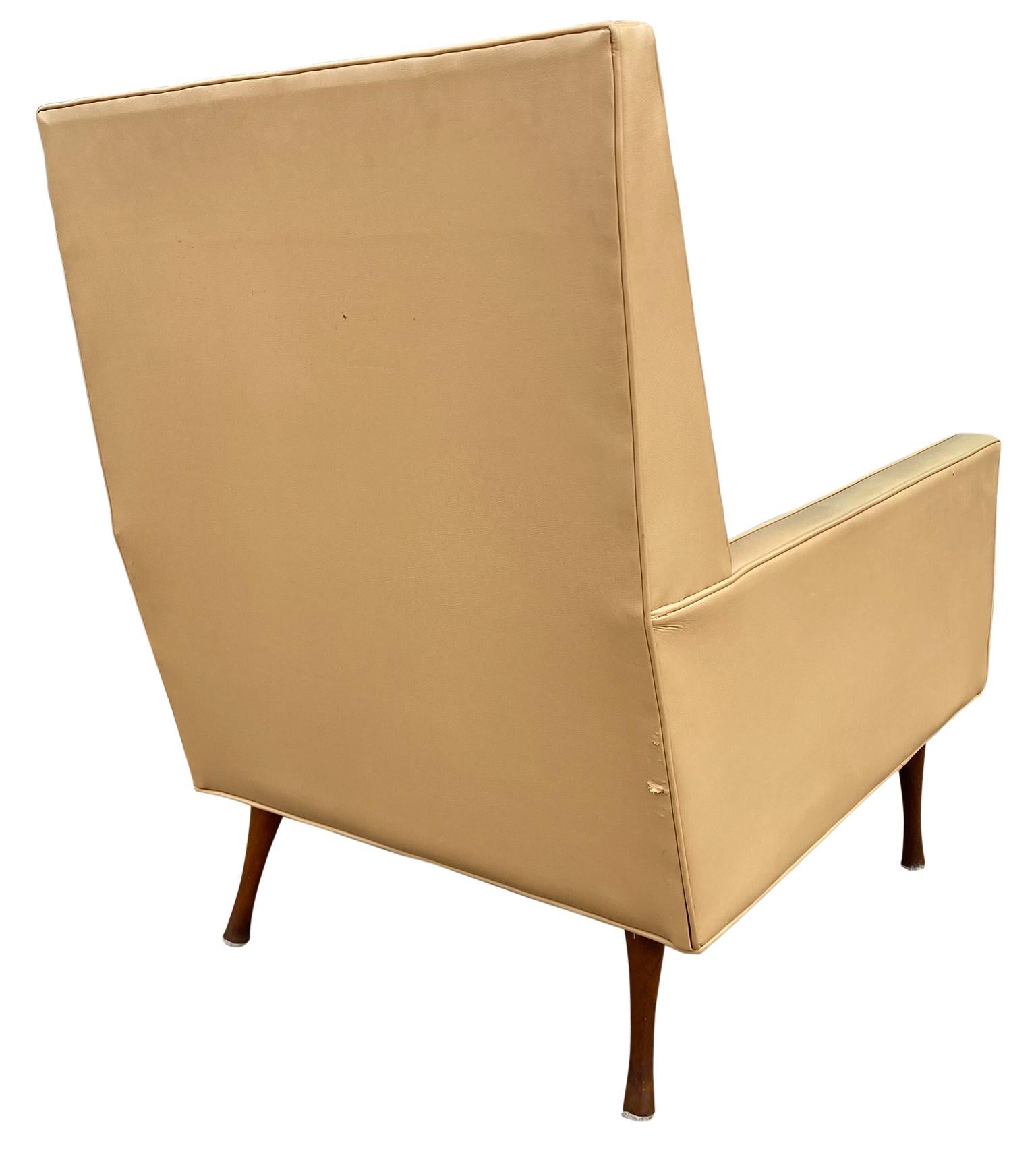 Mid-Century Modern Original Midcentury Rare Paul McCobb Symmetric Group Lounge Chair Widdicomb