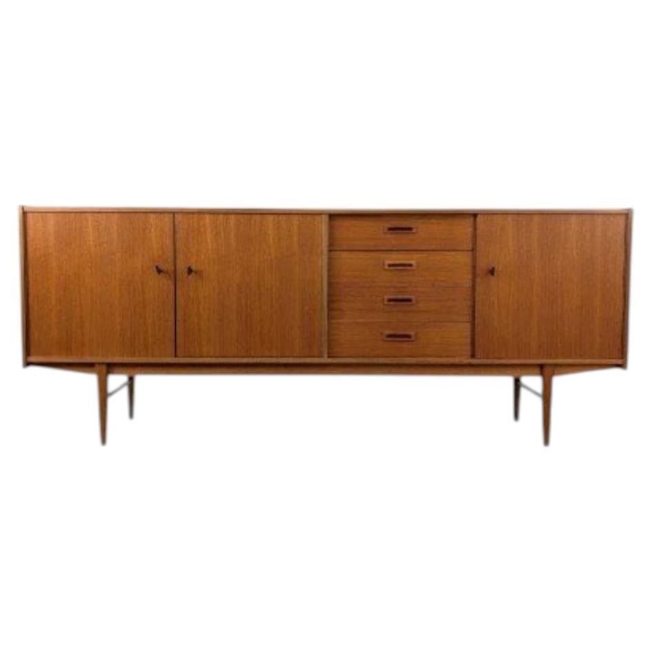 Original Midcentury Sideboard Teak danish Design Vintage Kommode For Sale