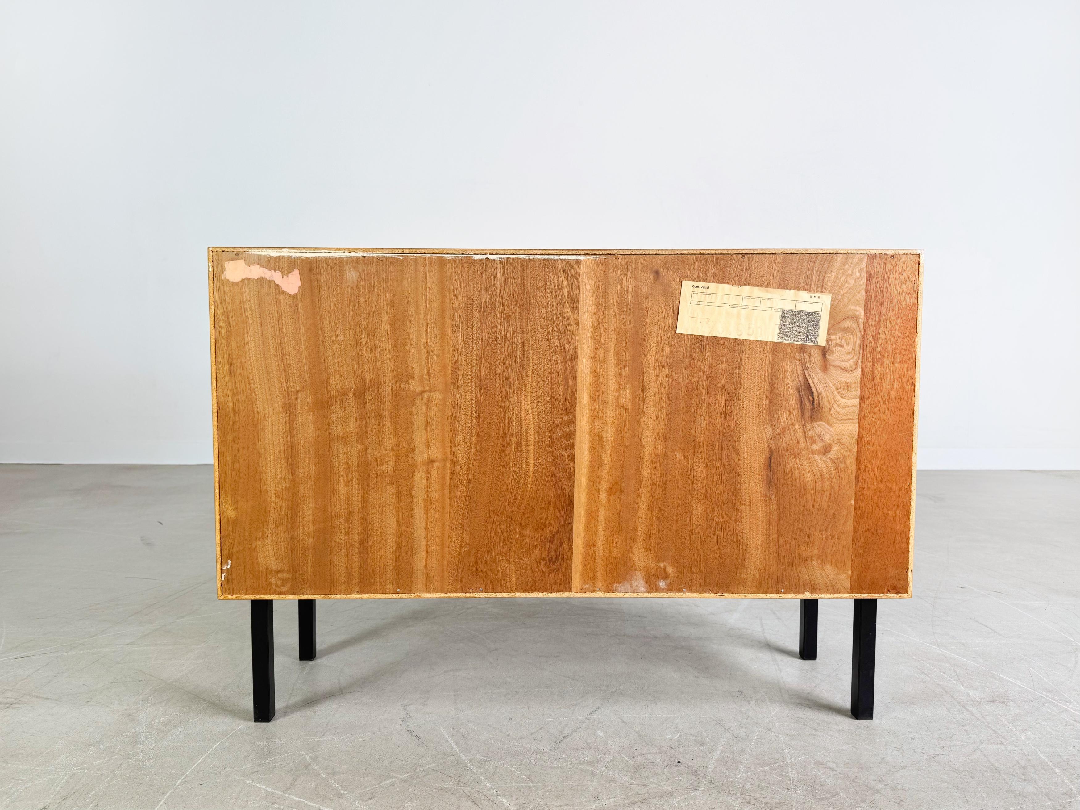 Walnut Original Midcentury Sideboard WK Möbel Lowboard Teak Vintage For Sale