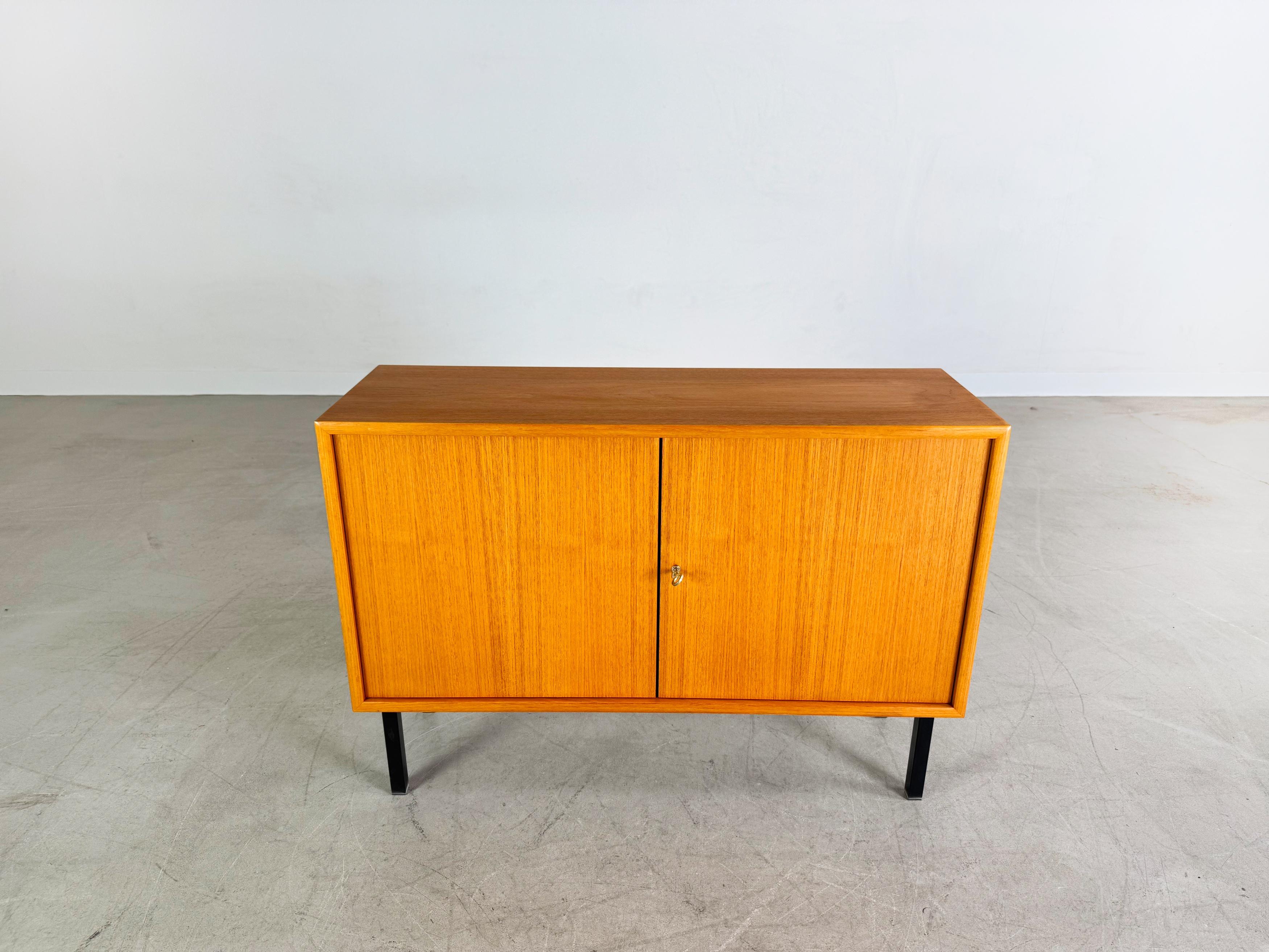 Mid-Century Modern Original Midcentury Sideboard WK Möbel Lowboard Teak Vintage II For Sale