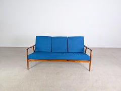 Original Midcentury Sofa Teak Vintage dänisches Design 1960 MCM