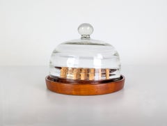 Original Midcentury Solitaire Brettspiel 1960 Denmark Teak Glas