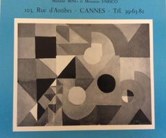 Original Midcentury Cubist Art Poster by Sonia & Robert Delaunay