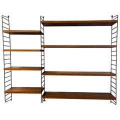 Original Midcentury String Shelving Unit by Nils Strinning