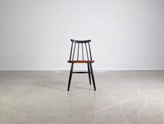 Original Midcentury Stuhl Asko Finnland Ilmari Tapiovaara Teak